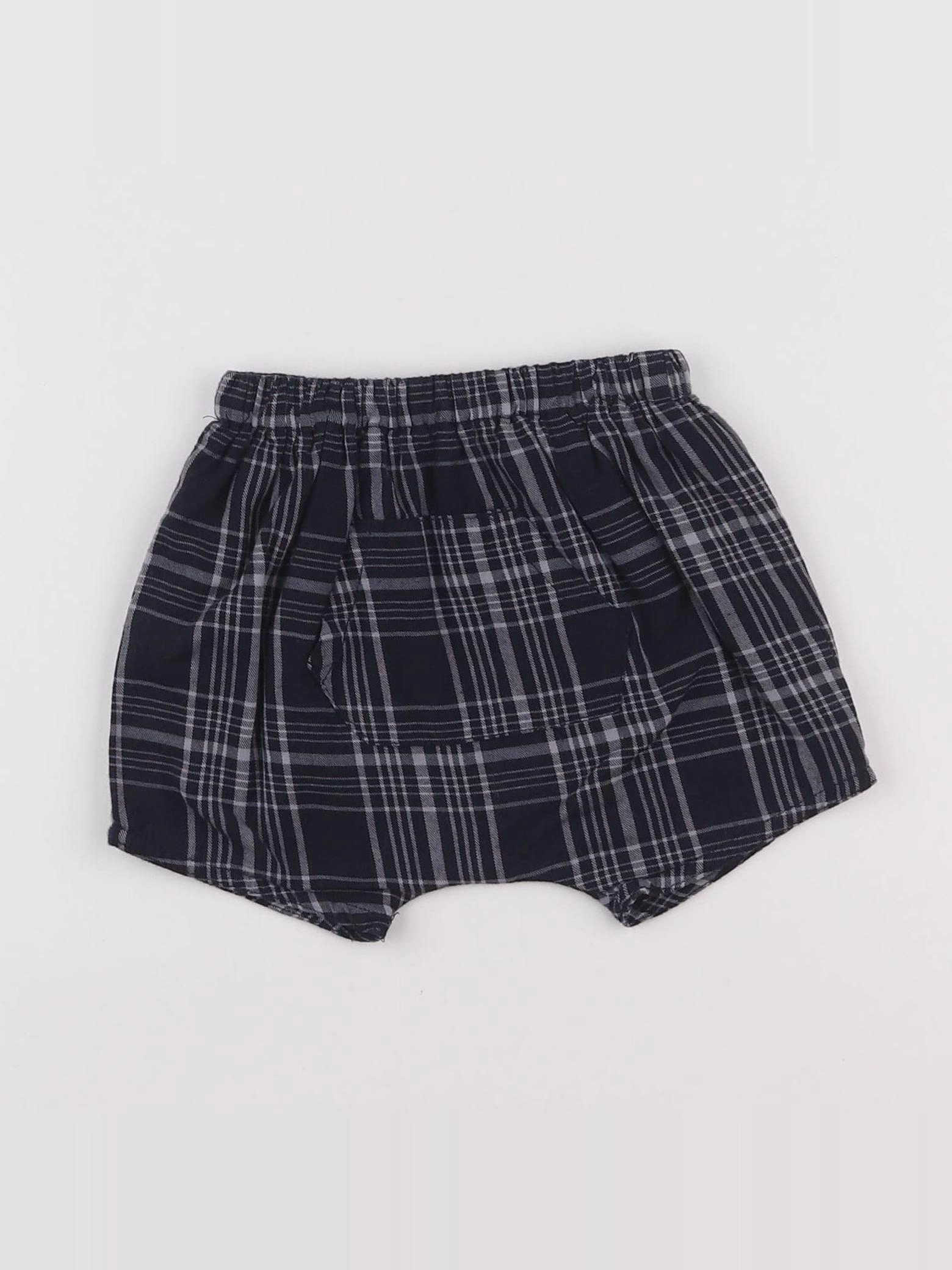 Boutchou - short bleu - 6 mois