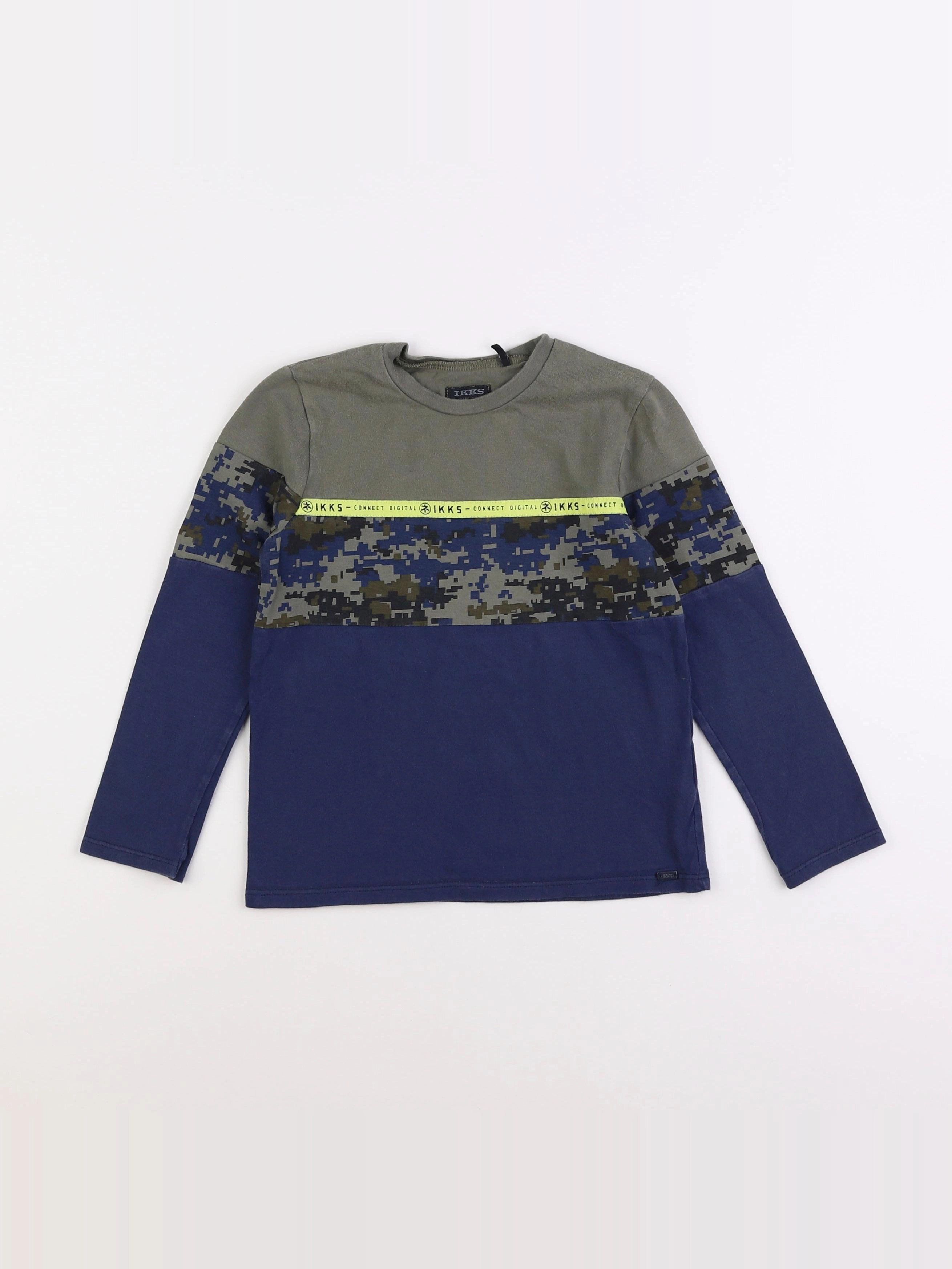 IKKS - tee-shirt bleu, vert - 6 ans