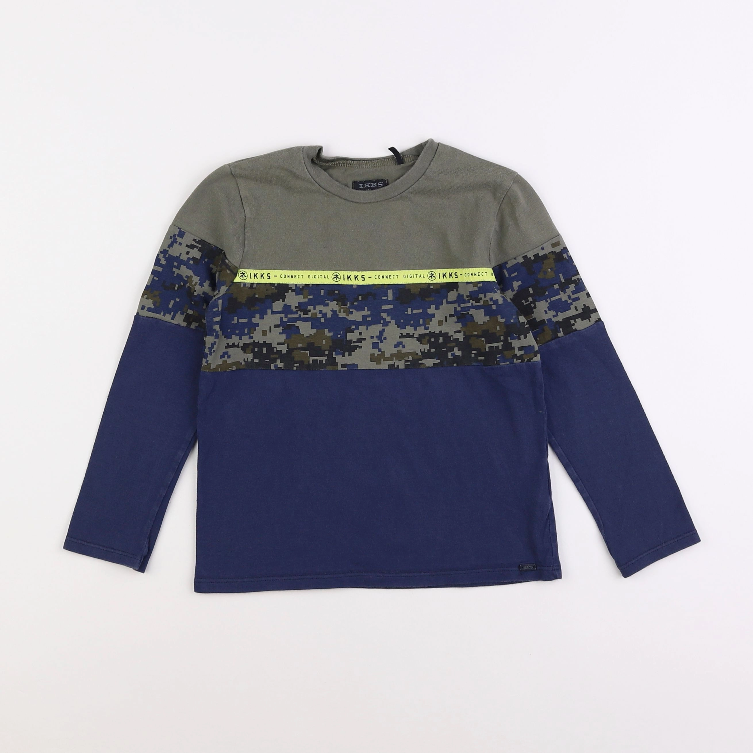 IKKS - tee-shirt bleu, vert - 6 ans