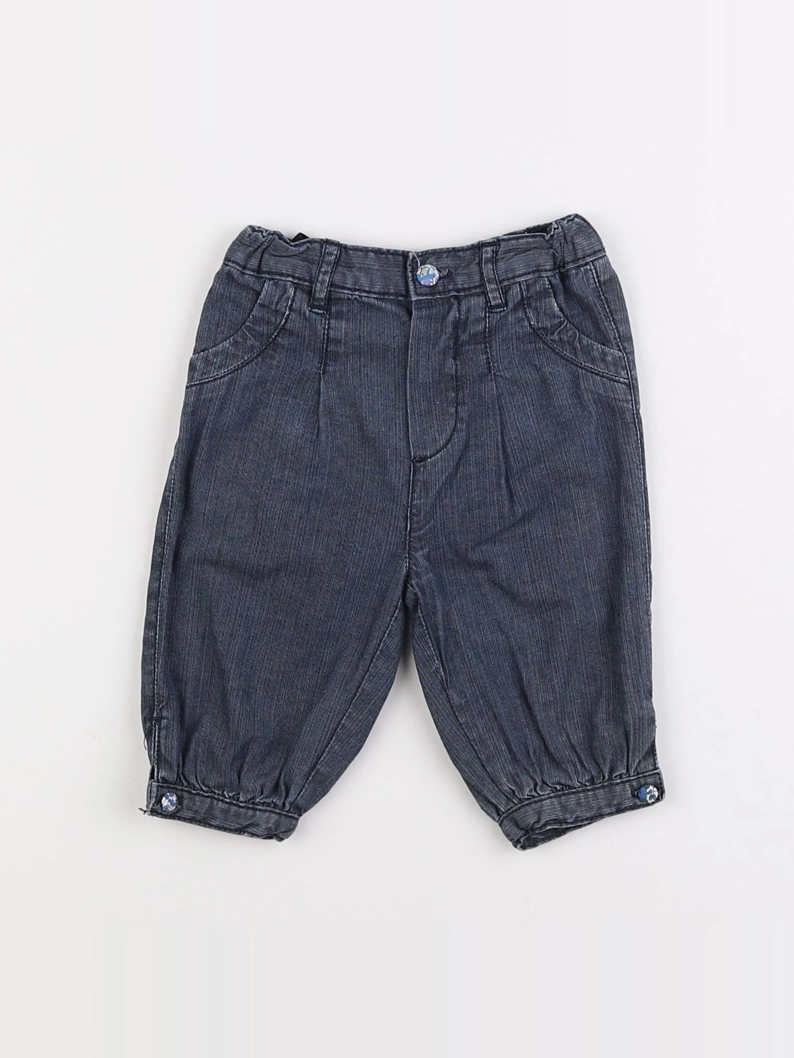 Cyrillus - pantalon bleu - 3 mois