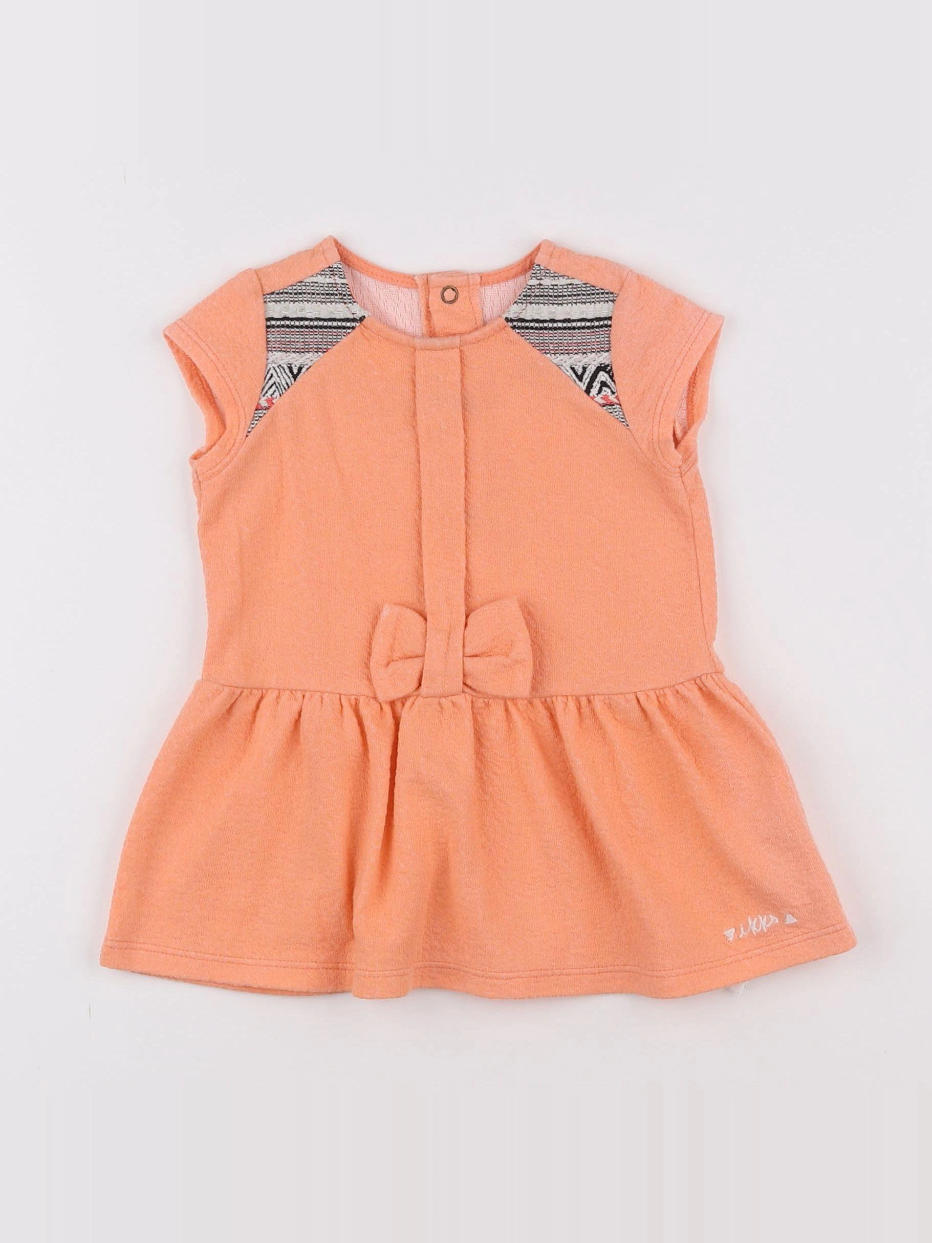 IKKS - robe rose - 6 mois