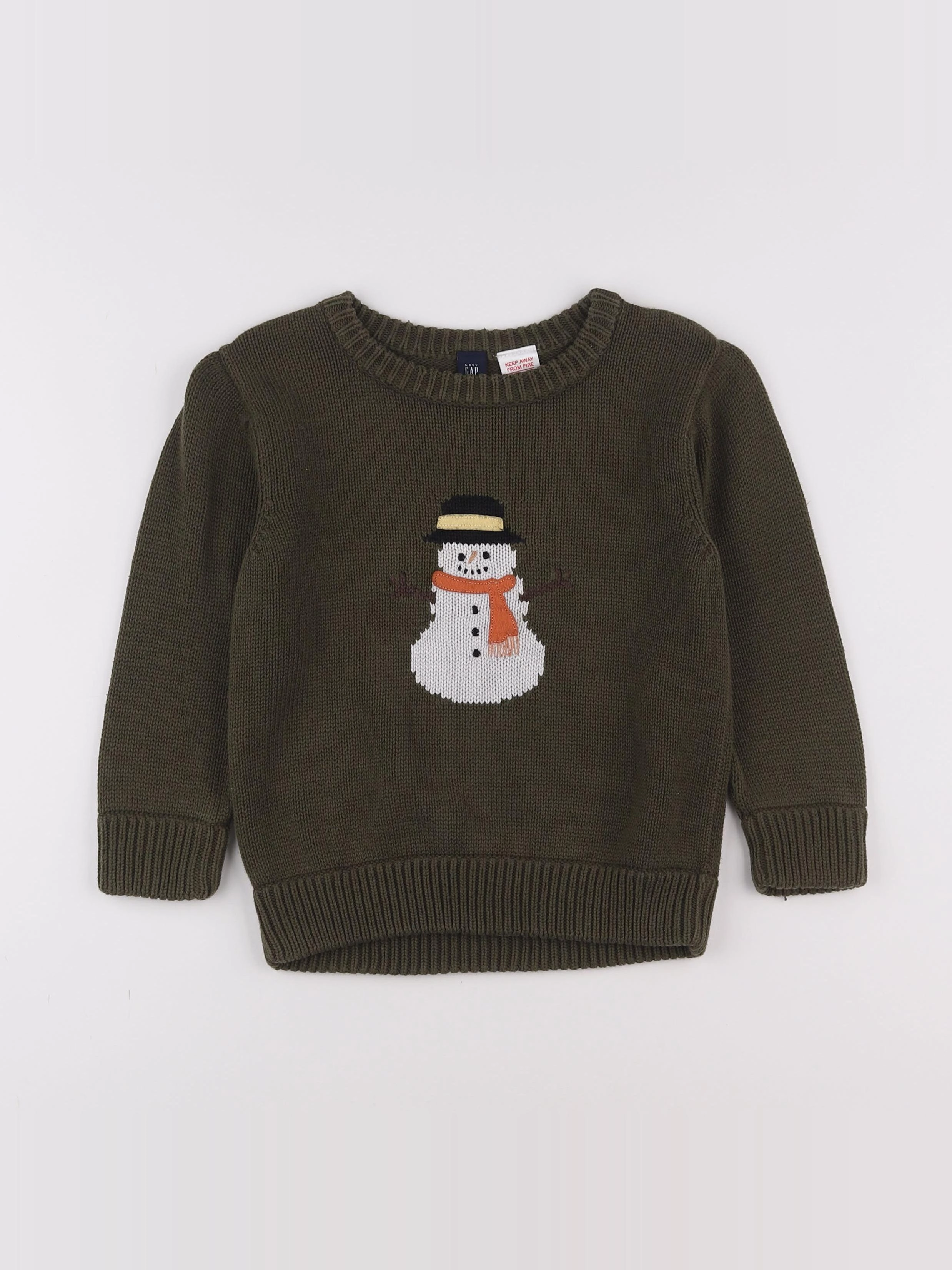 GAP - pull vert - 3 ans