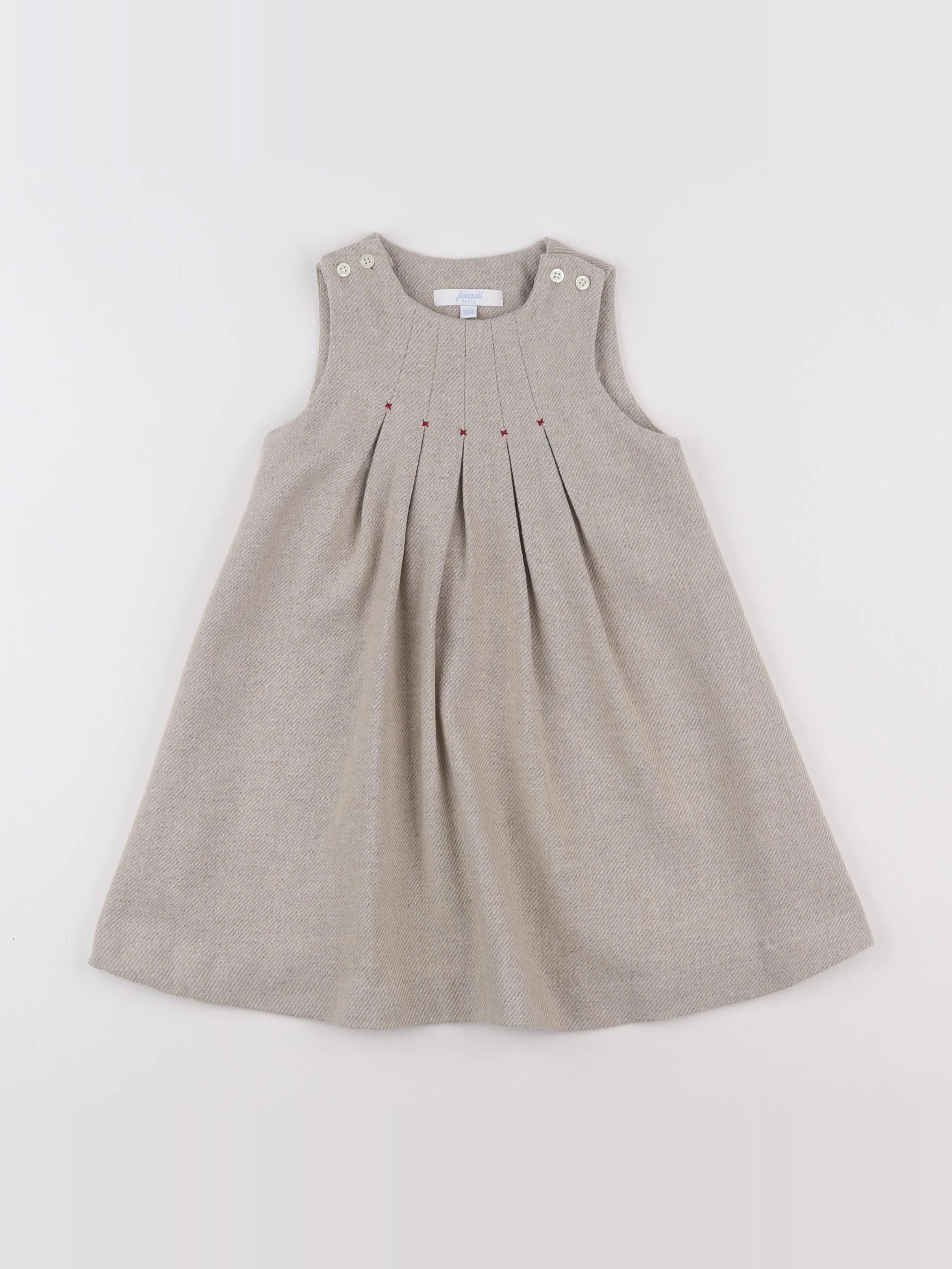 Jacadi - robe beige - 18 mois