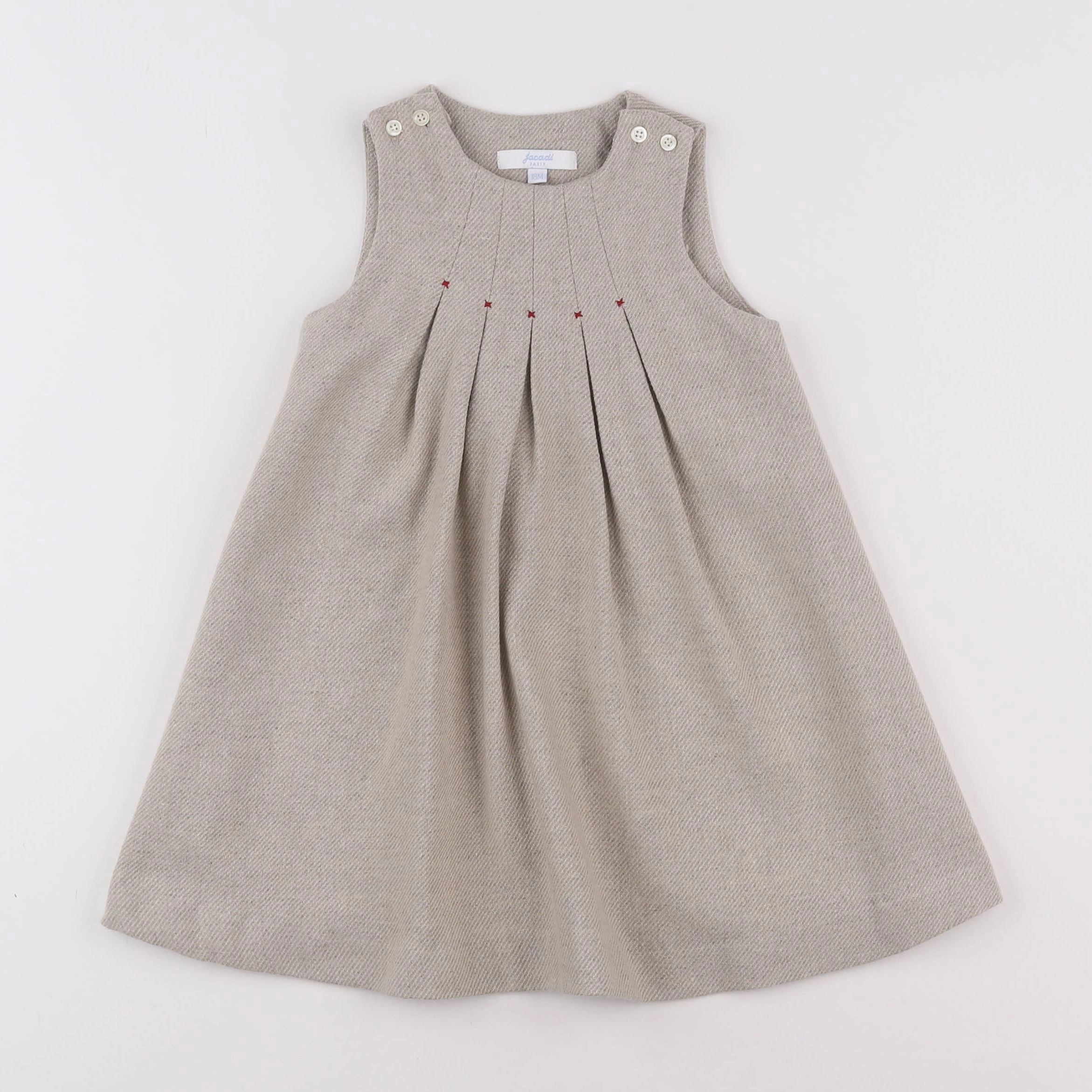 Jacadi - robe beige - 18 mois