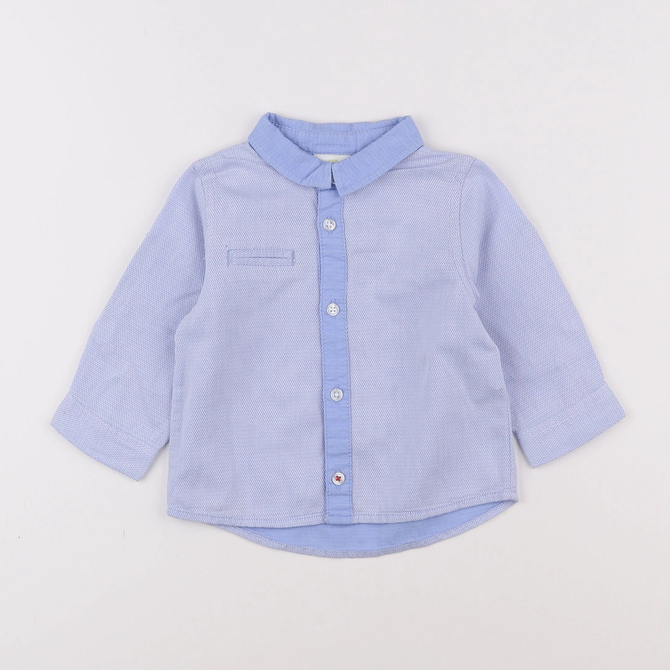 Tape à l'oeil - chemise bleu - 12 mois