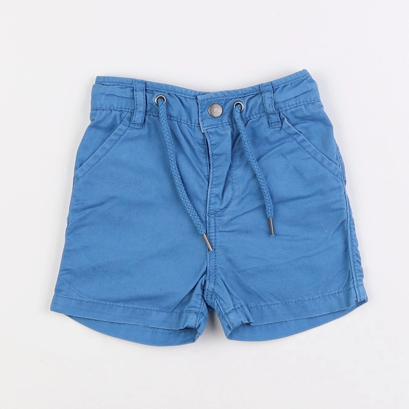Cyrillus - short bleu - 12 mois