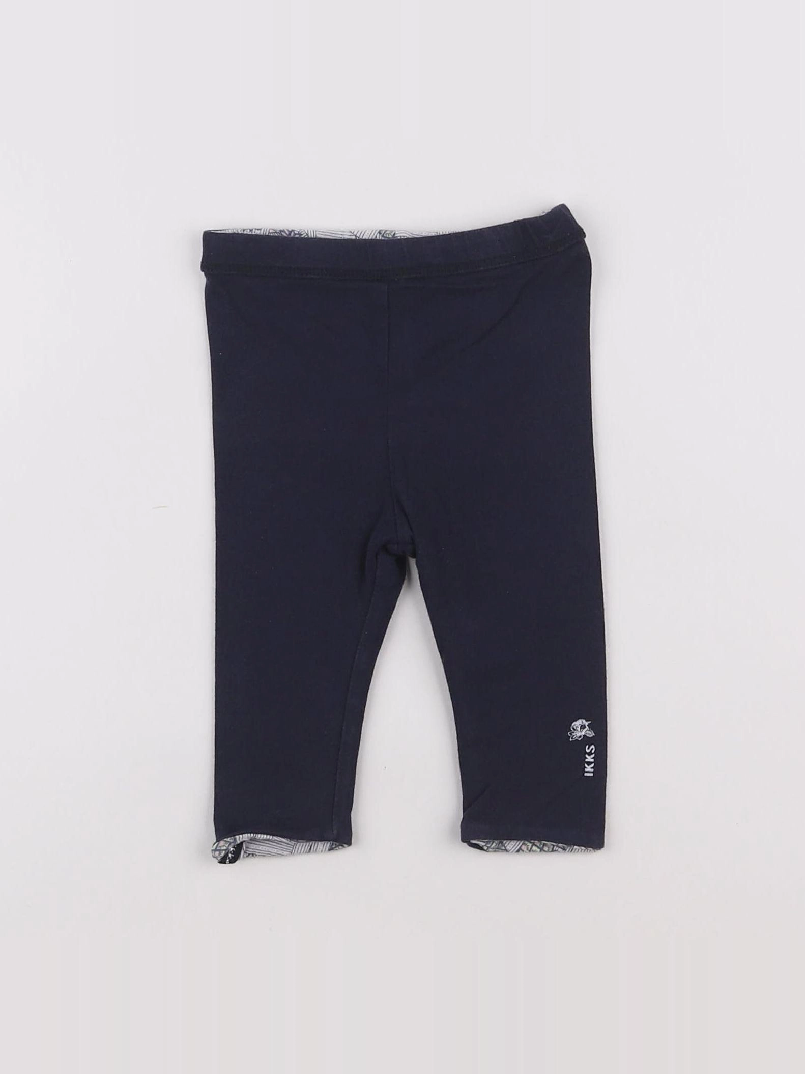 IKKS - legging bleu - 3 mois