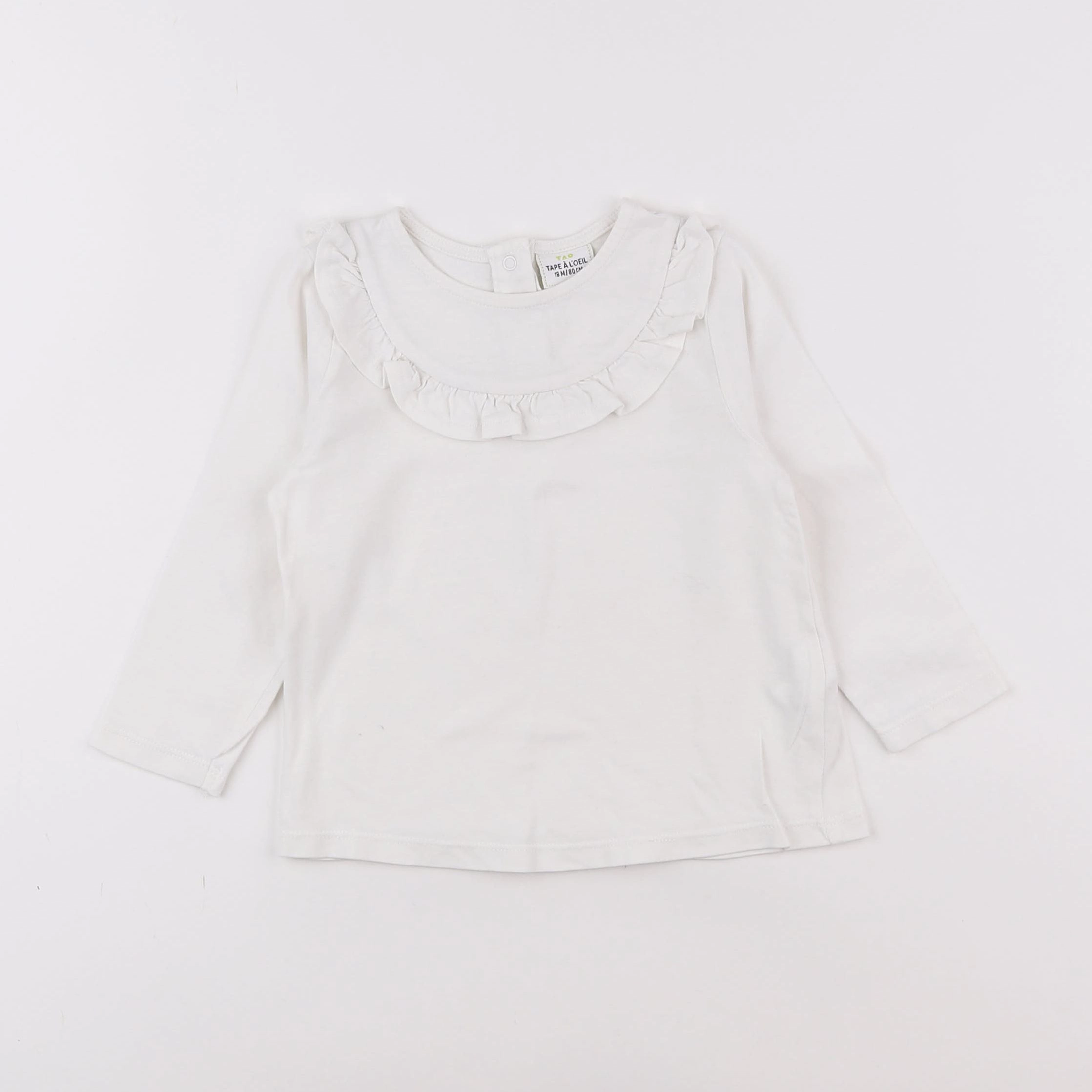 Tape à l'oeil - tee-shirt blanc - 18 mois