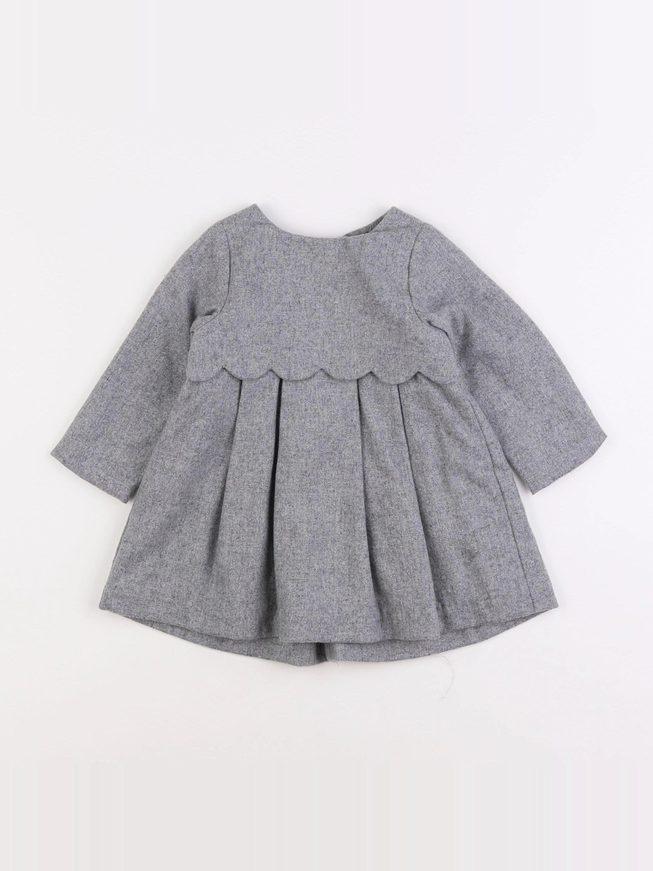 Jacadi - robe gris - 12 mois