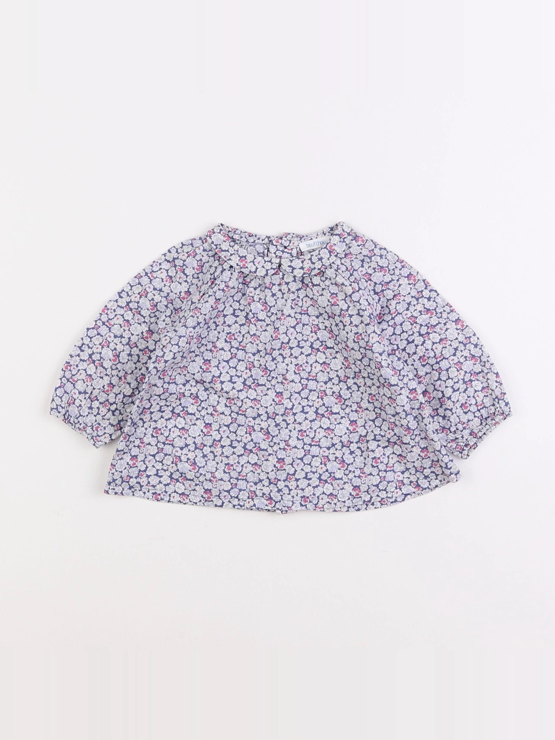 Boutchou - blouse multicolore - 3 mois