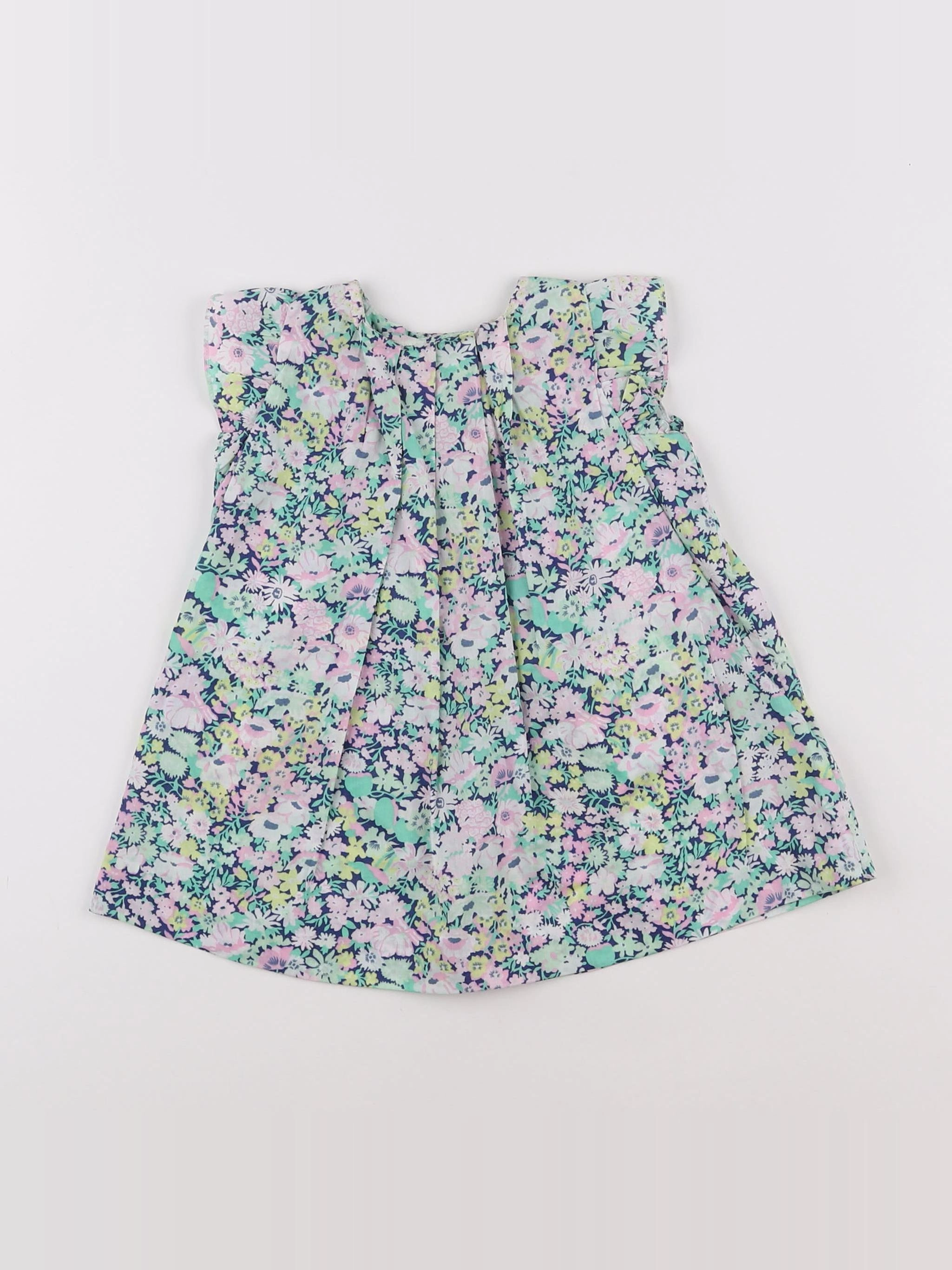 Jacadi - robe liberty multicolore - 6 mois