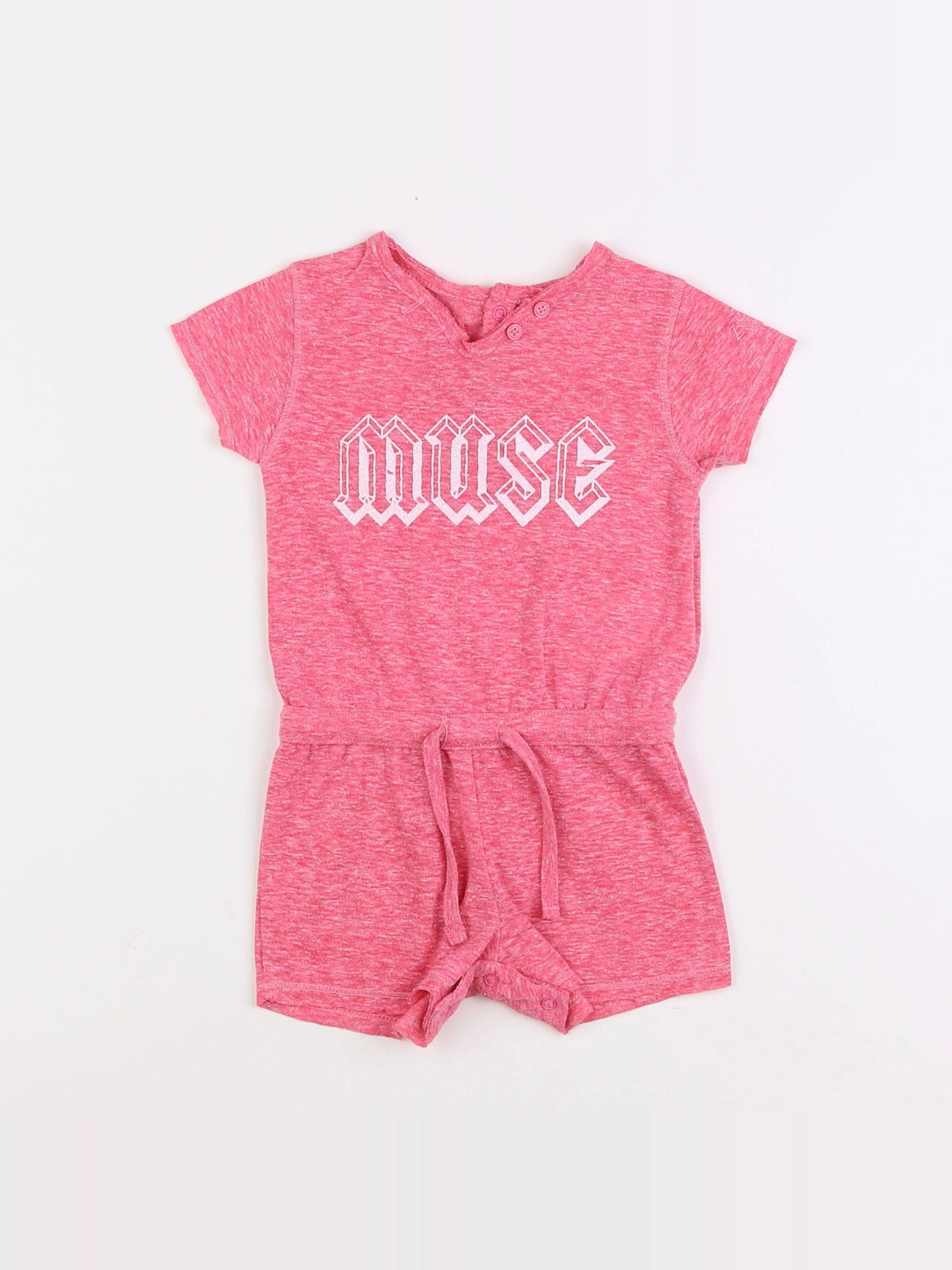 Zadig & Voltaire - combinaison rose - 12 mois