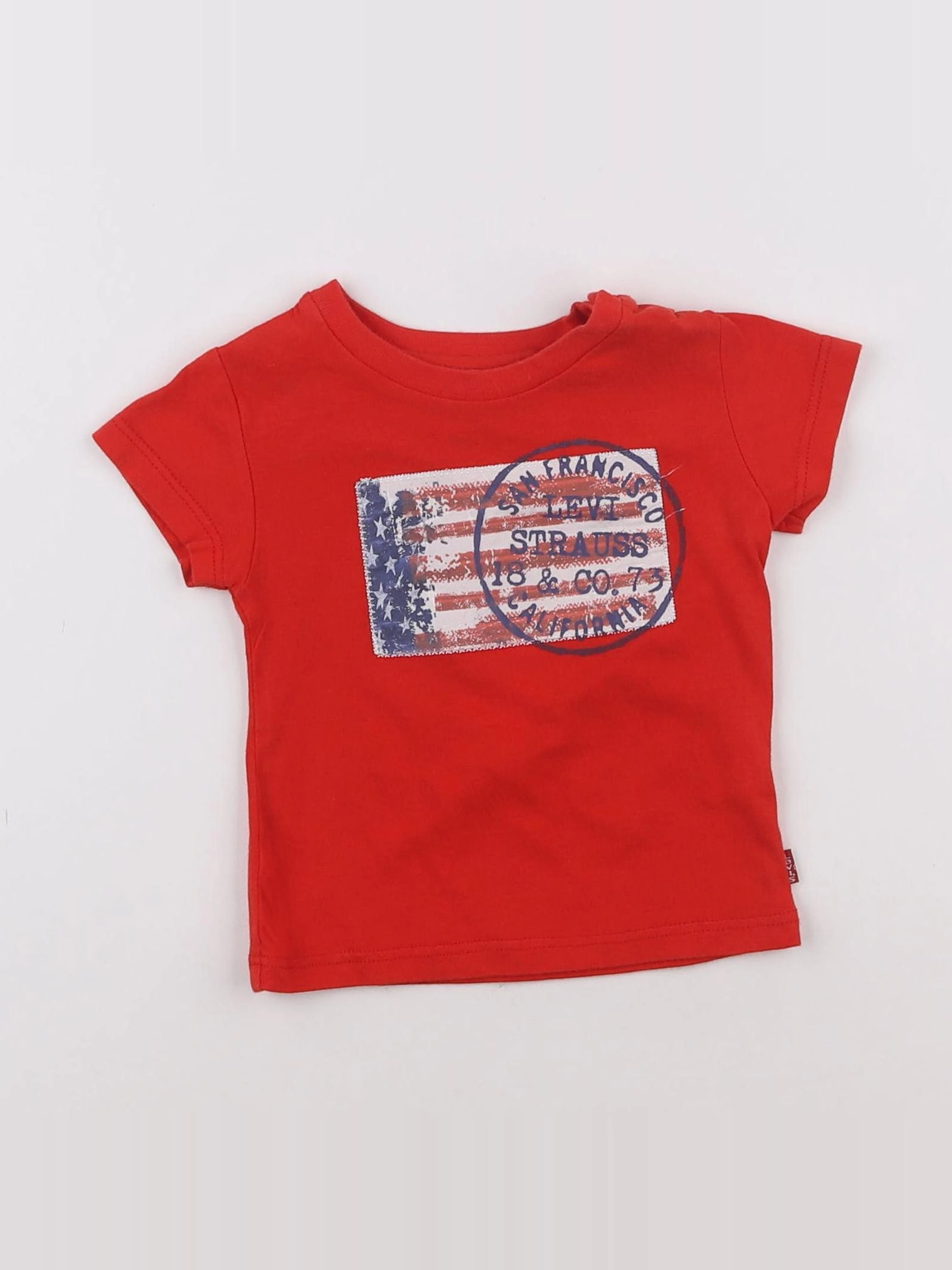 Levi's - tee-shirt rouge - 6 mois