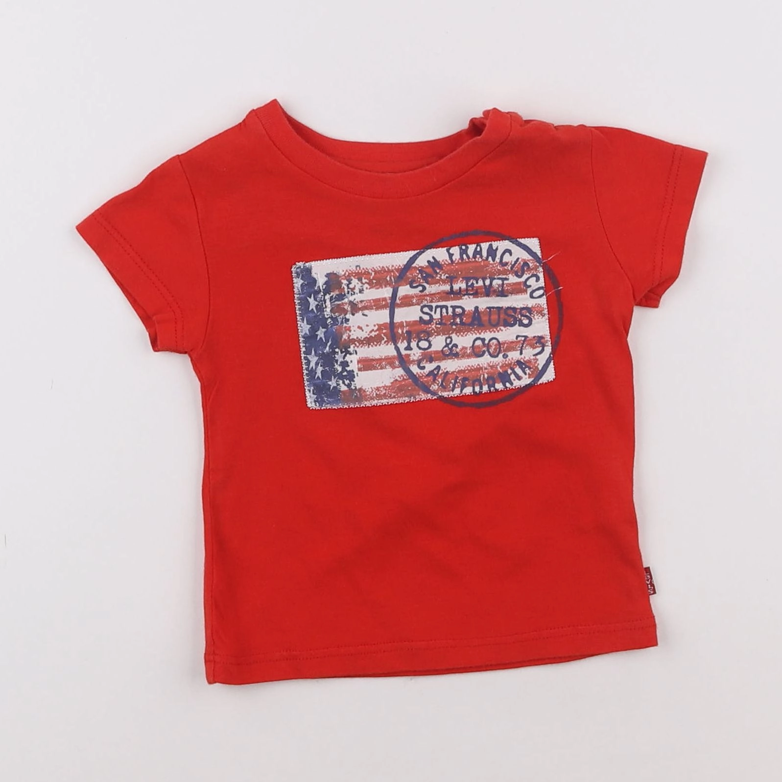 Levi's - tee-shirt rouge - 6 mois