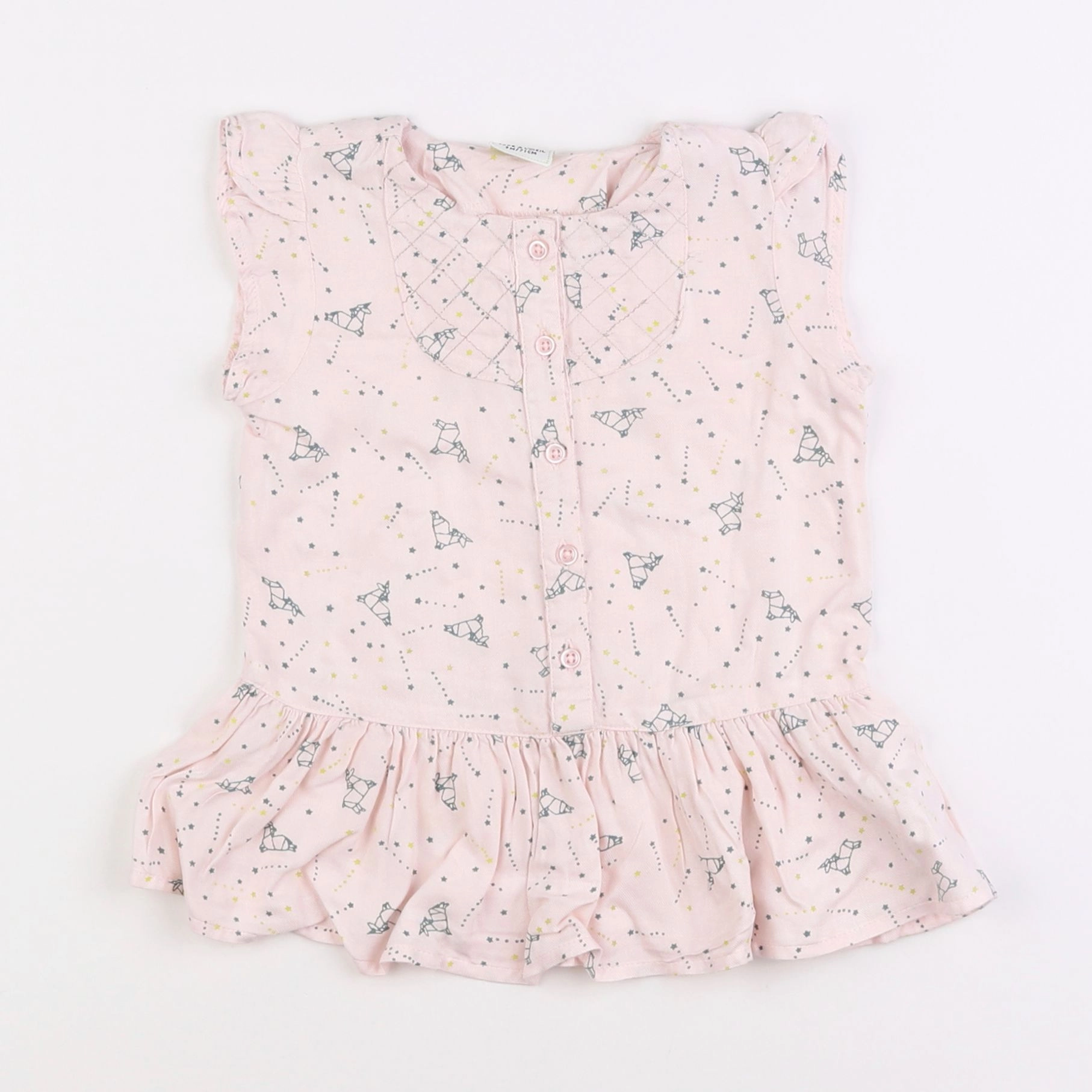 Tape à l'oeil - robe rose - 9 mois