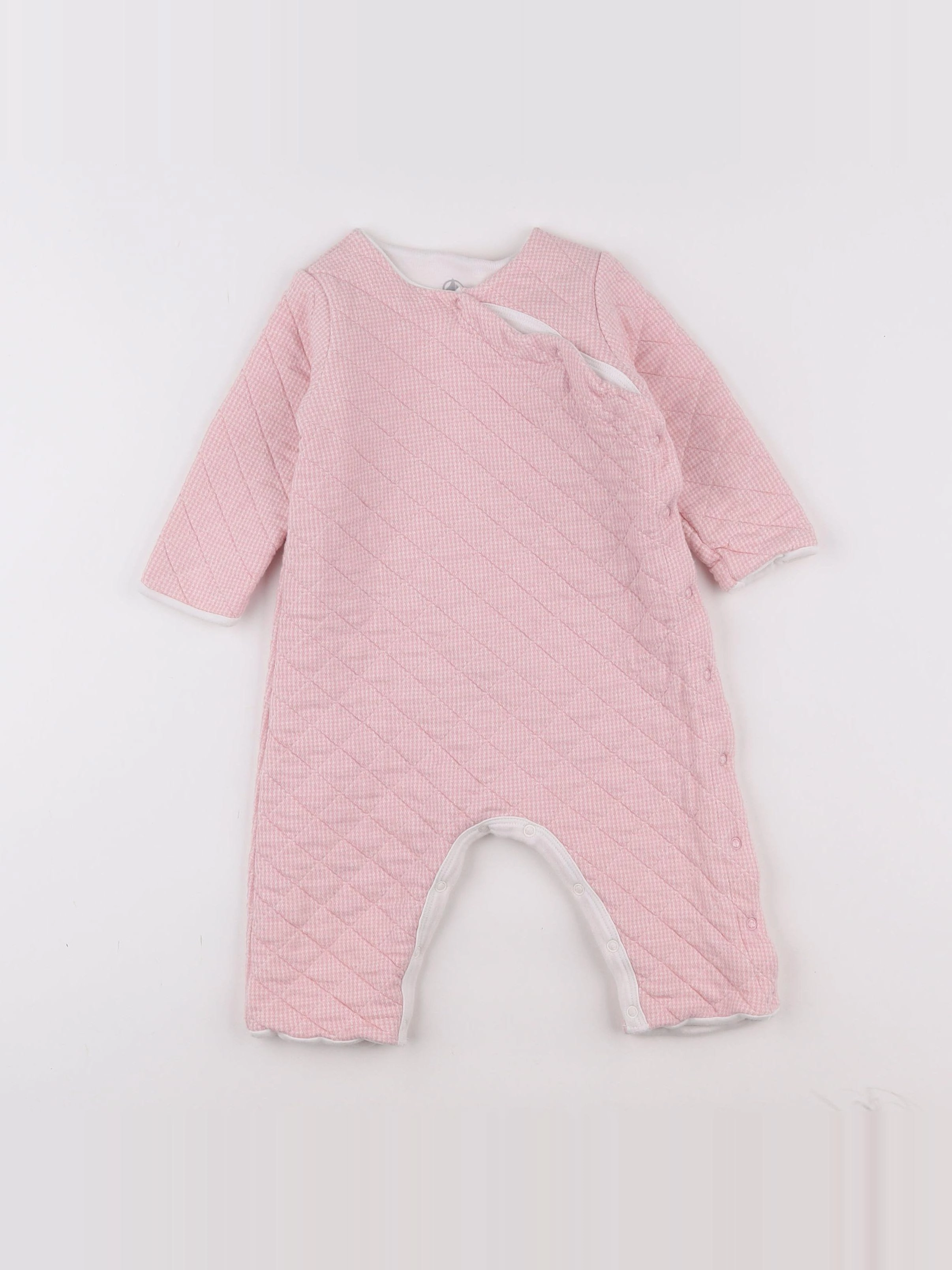 Petit Bateau - combinaison rose - 6 mois