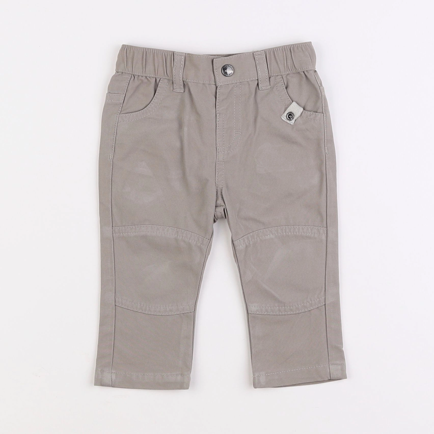Vertbaudet - pantalon vert - 6 mois