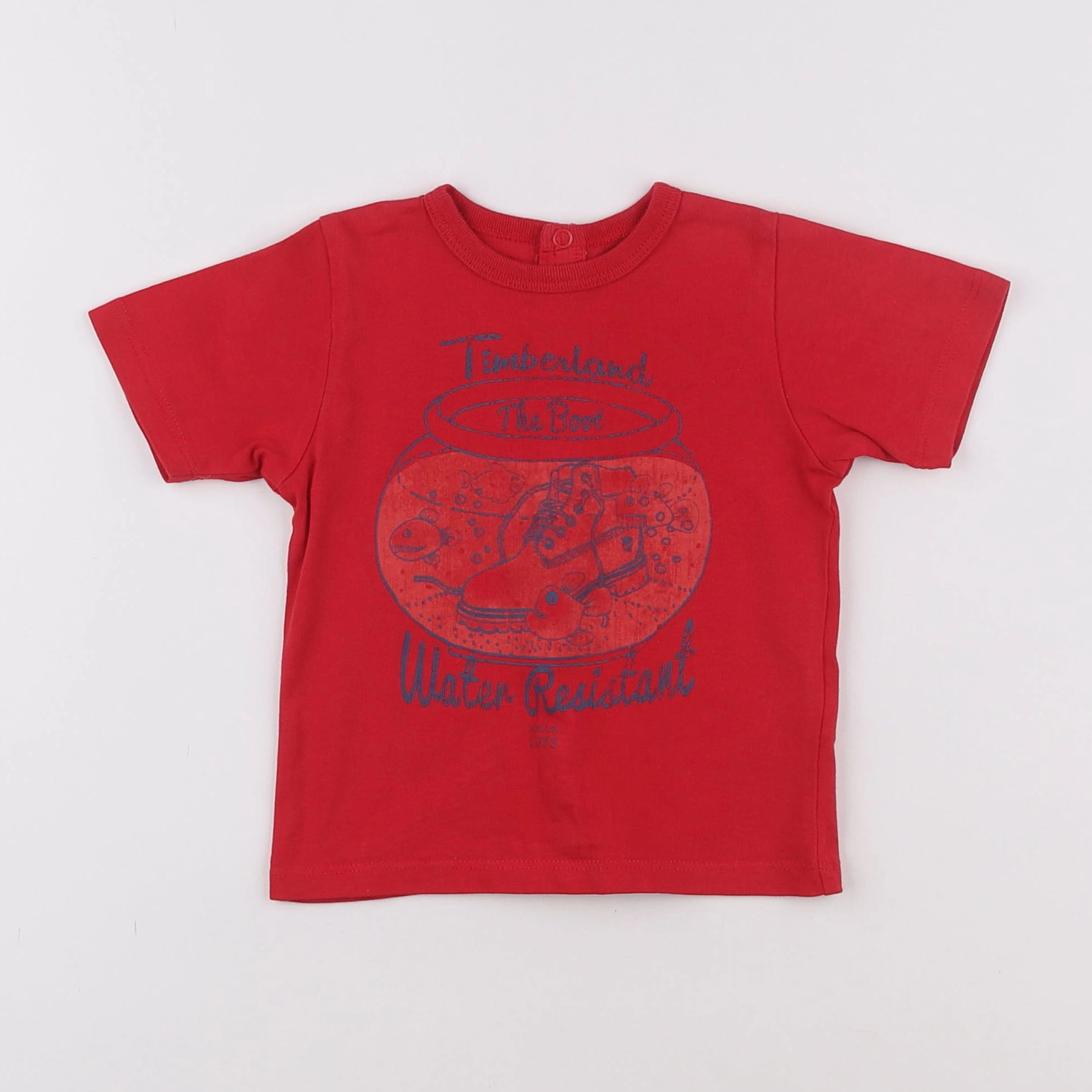 Timberland - tee-shirt rouge - 12 mois