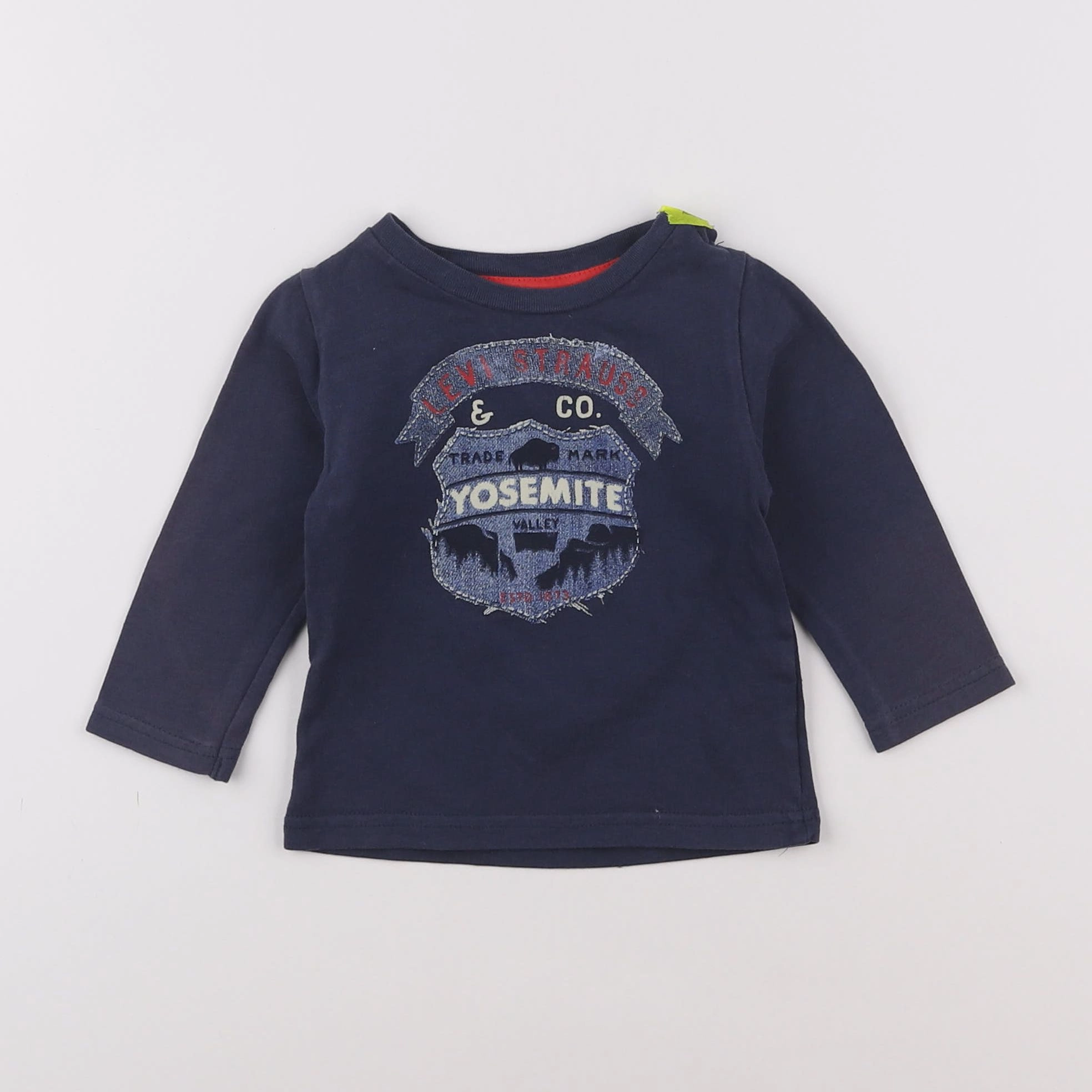 Levi's - tee-shirt bleu - 12 mois