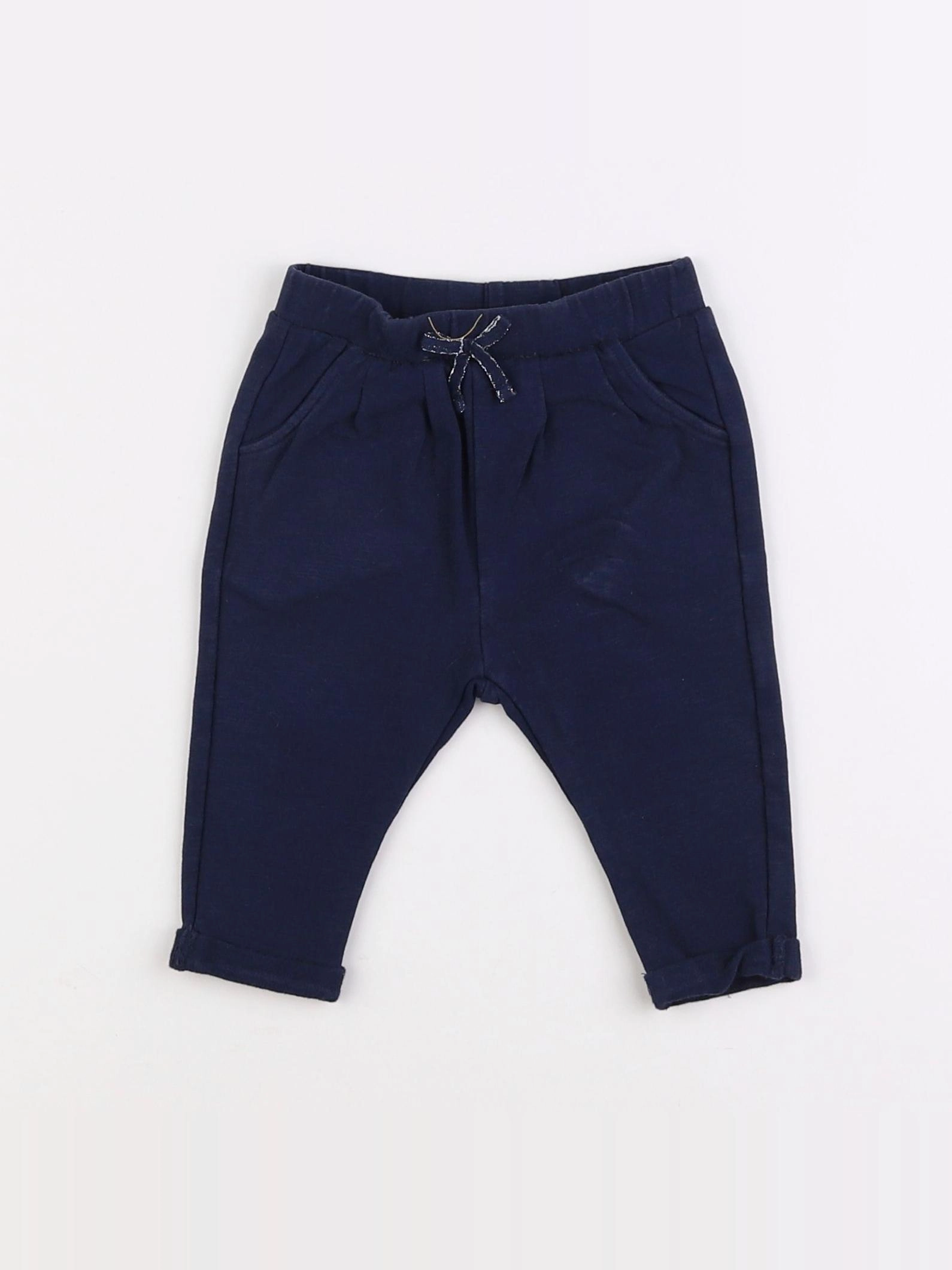 Zara - pantalon bleu - 3/6 mois