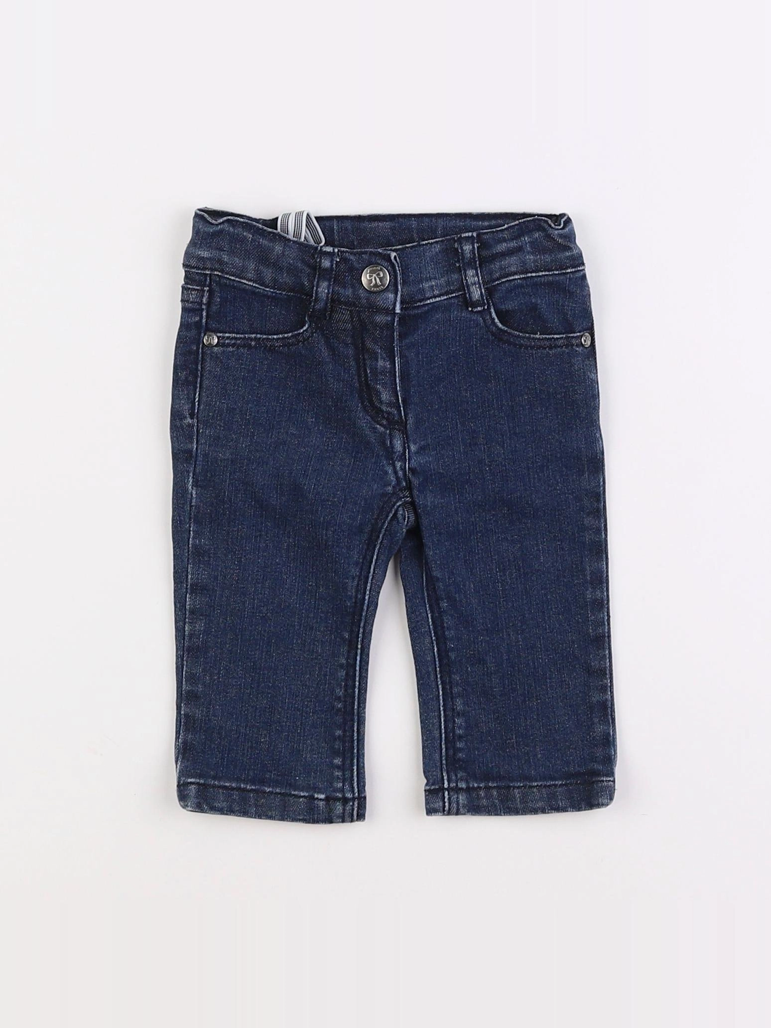 Jacadi - jean bleu - 6 mois