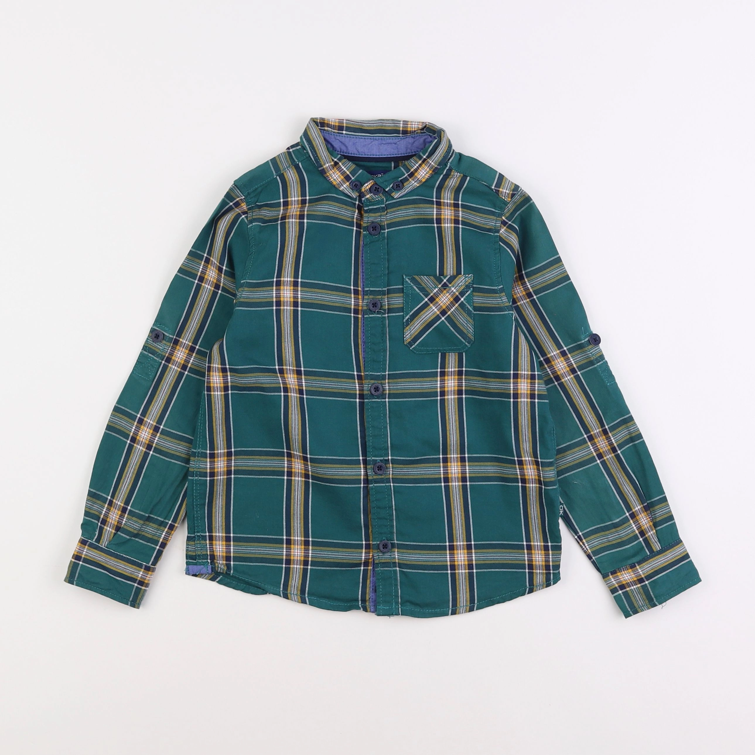 Okaidi - chemise vert - 5 ans