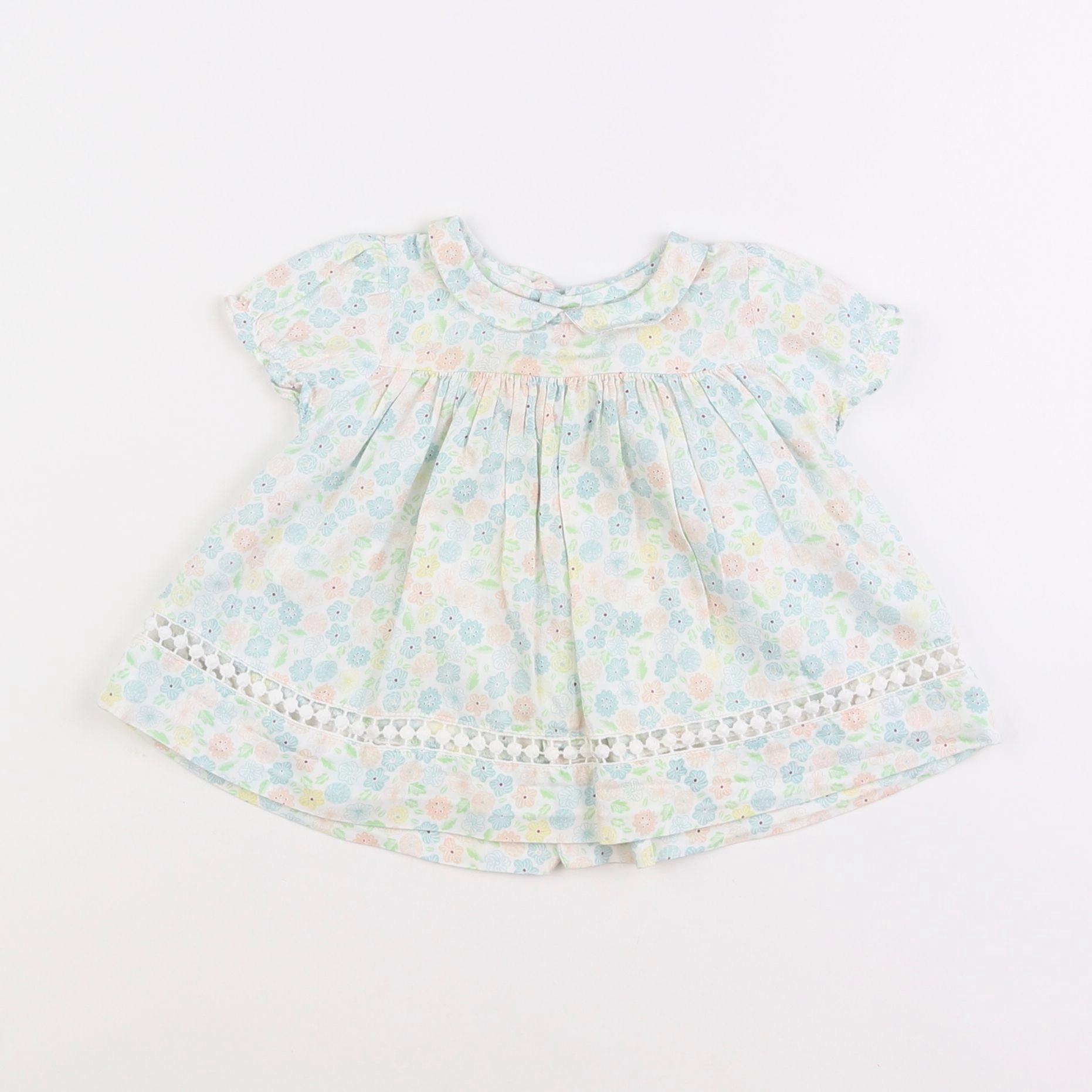 Boutchou - blouse multicolore - 6 mois