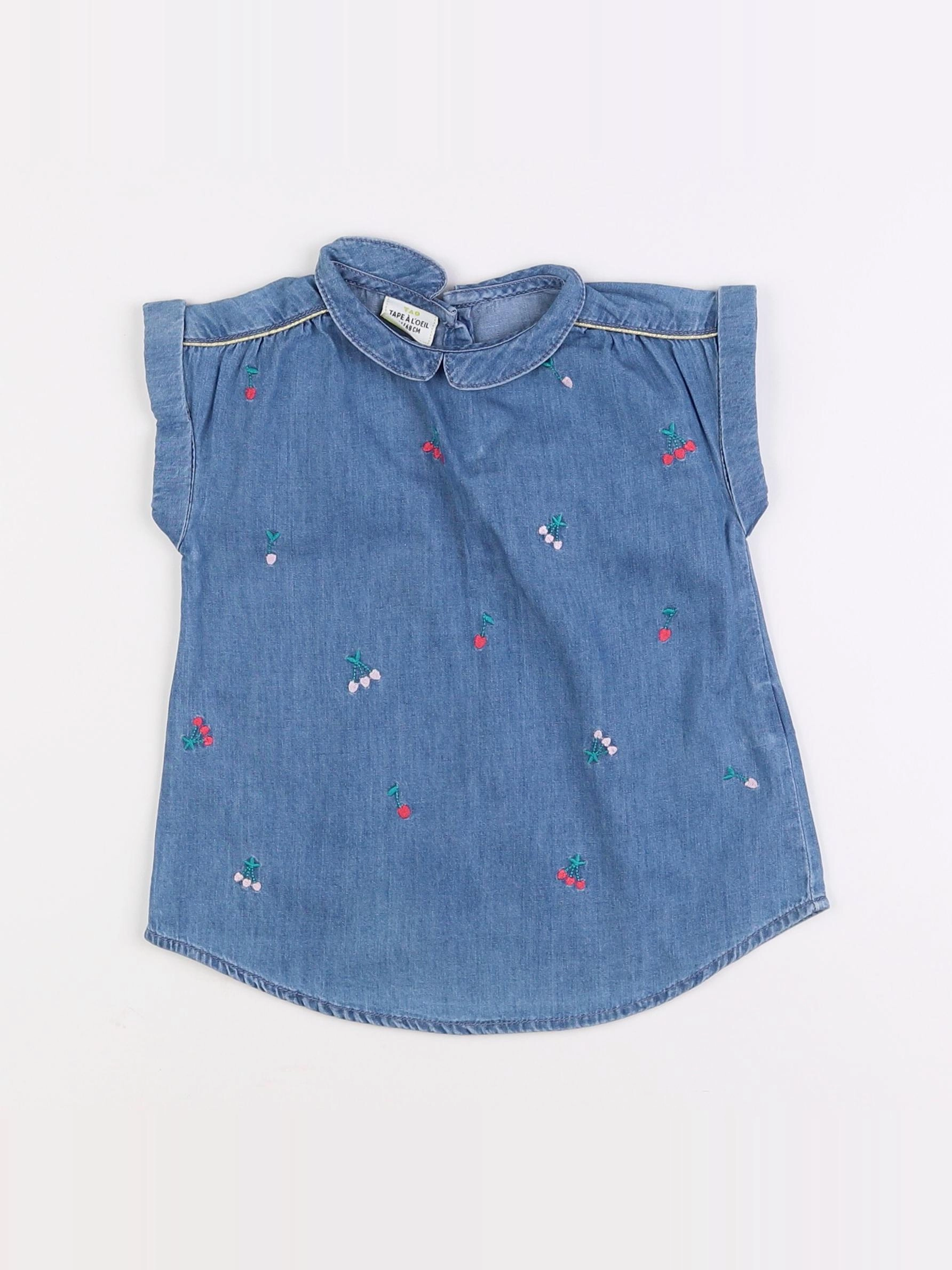 Tape à l'oeil - blouse bleu - 6 mois