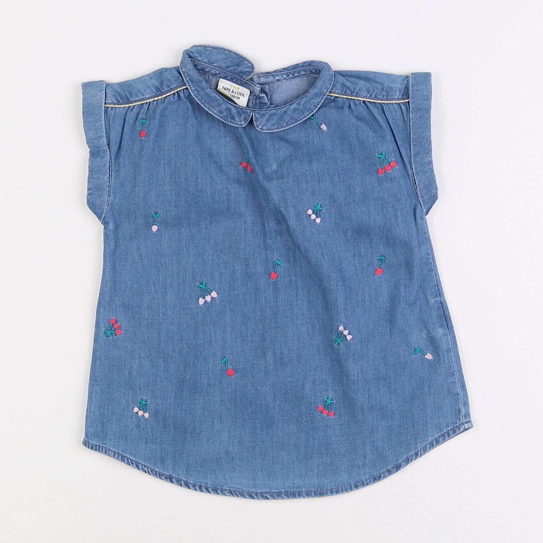 Tape à l'oeil - blouse bleu - 6 mois
