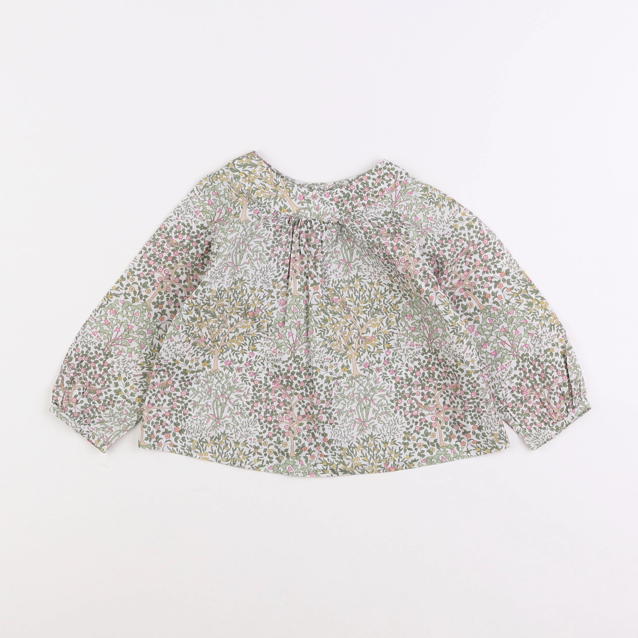 Jacadi - blouse liberty multicolore - 12 mois
