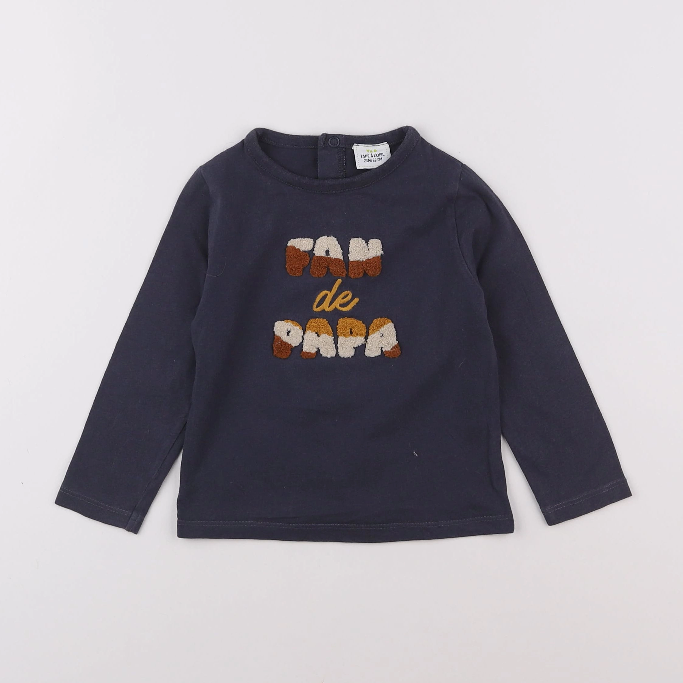 Tape à l'oeil - tee-shirt bleu - 2 ans