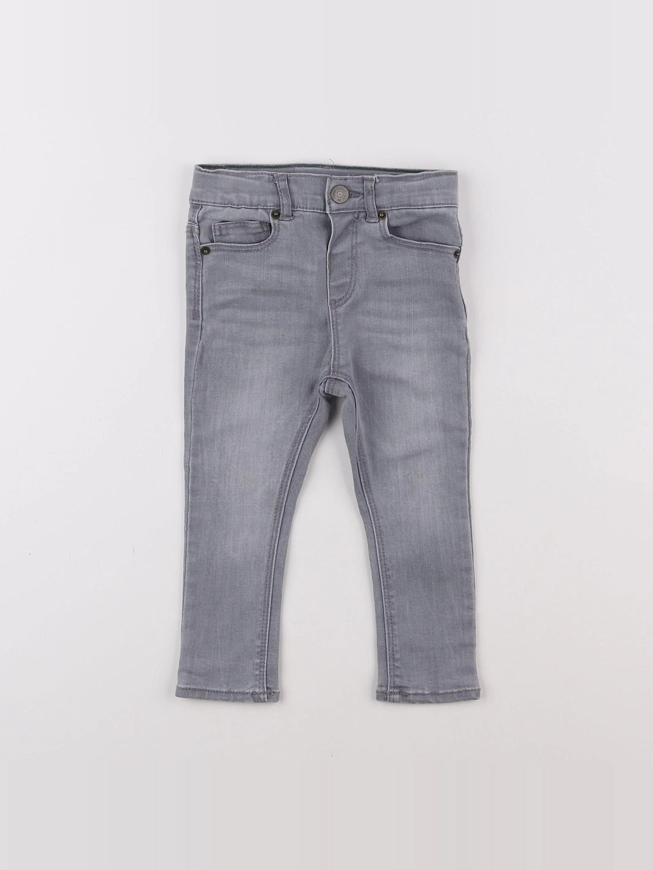 Zara - jean gris - 12/18 mois