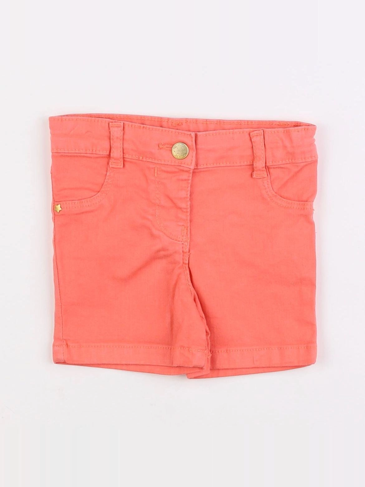 Tape à l'oeil - short orange - 12 mois