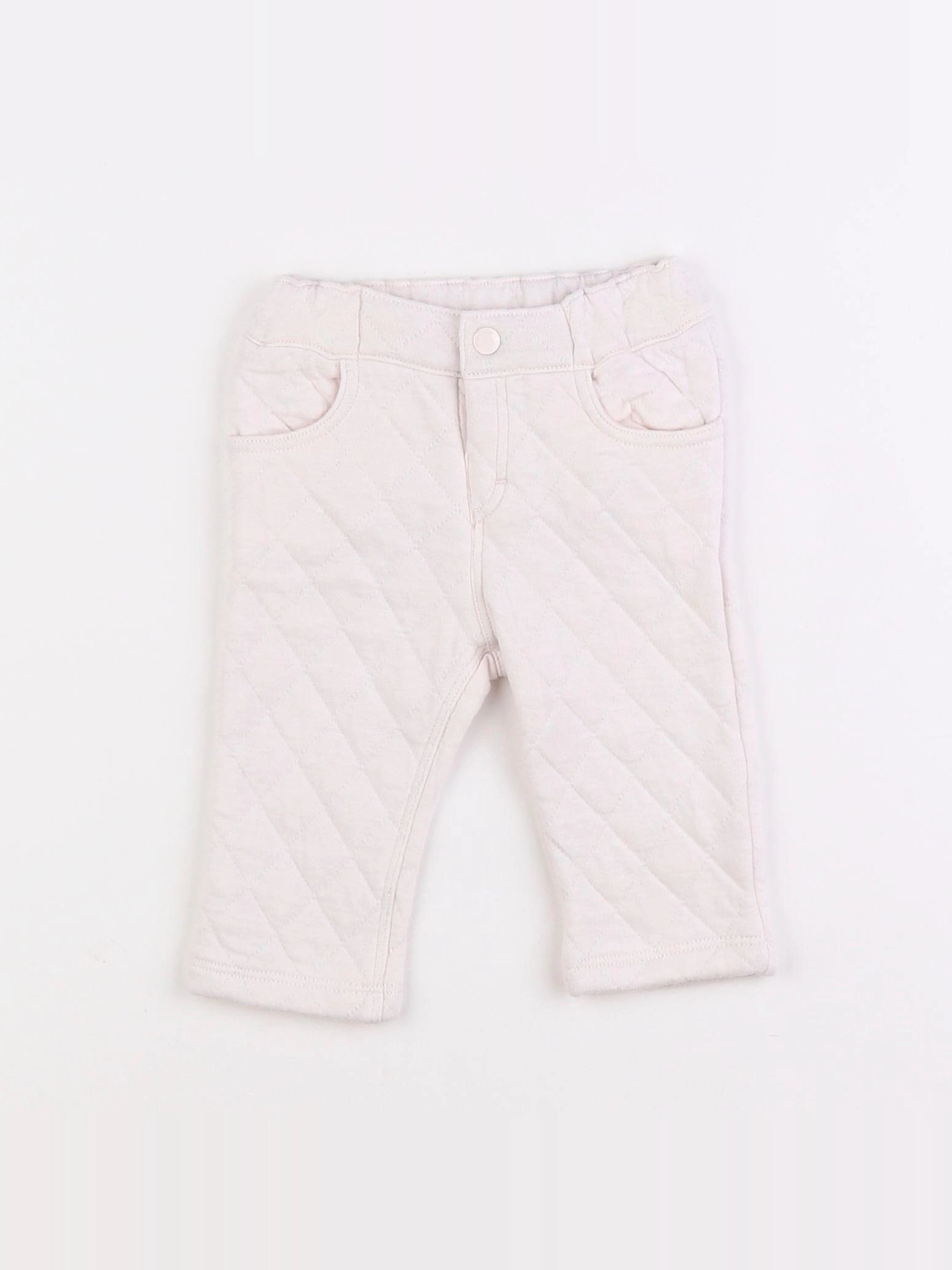 Petit Bateau - pantalon rose - 3 mois