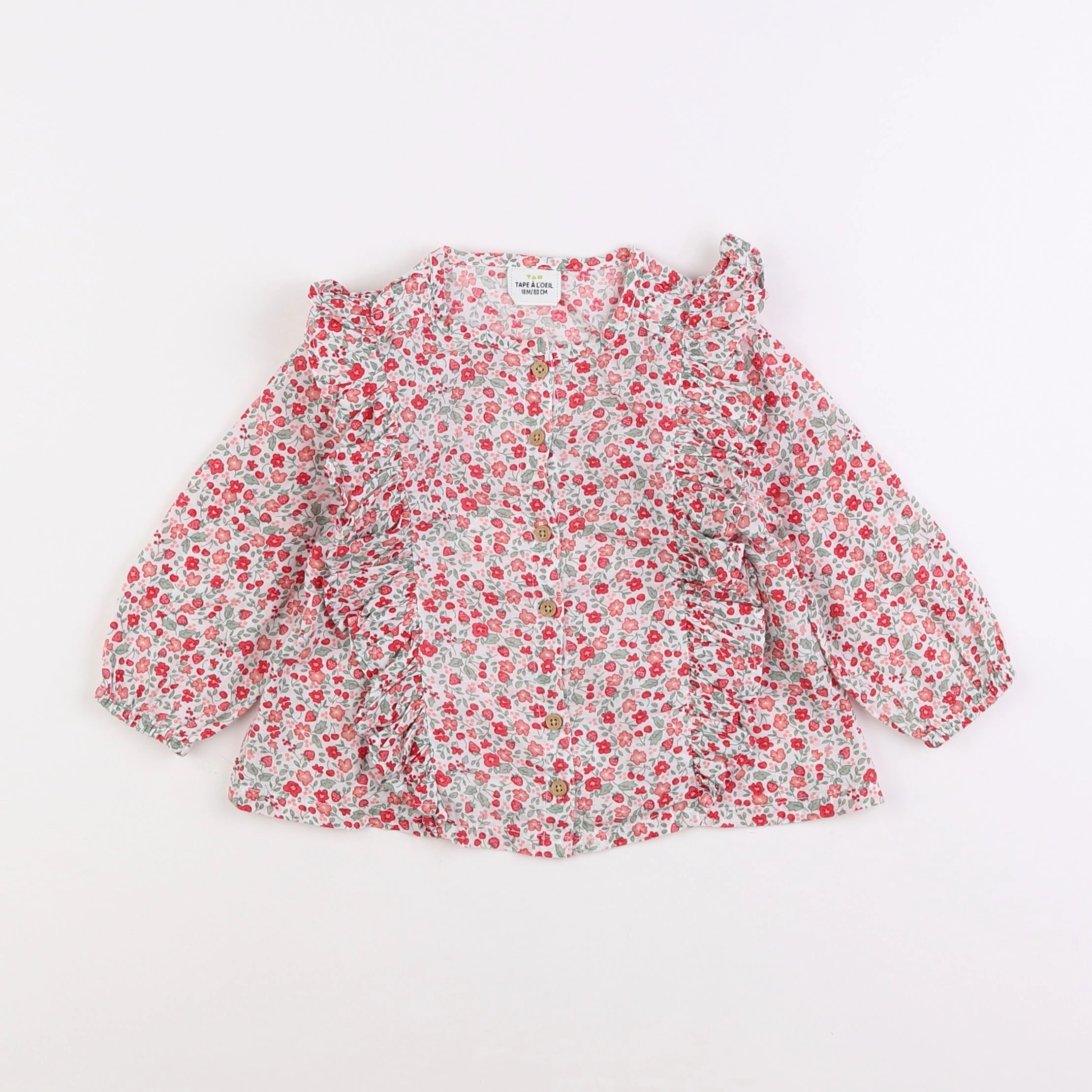 Tape à l'oeil - blouse multicolore - 18 mois