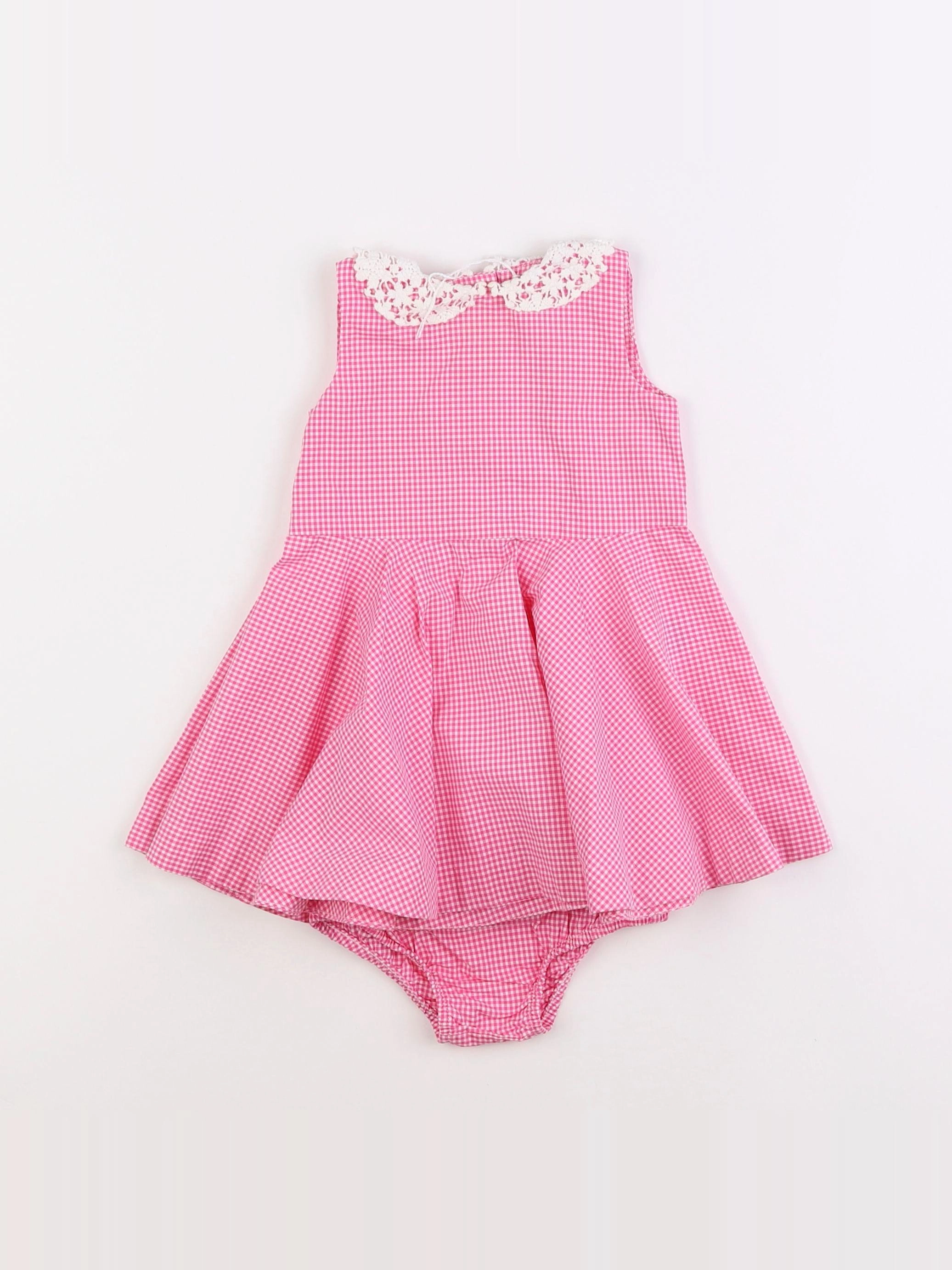 Ralph Lauren - robe rose - 6 mois