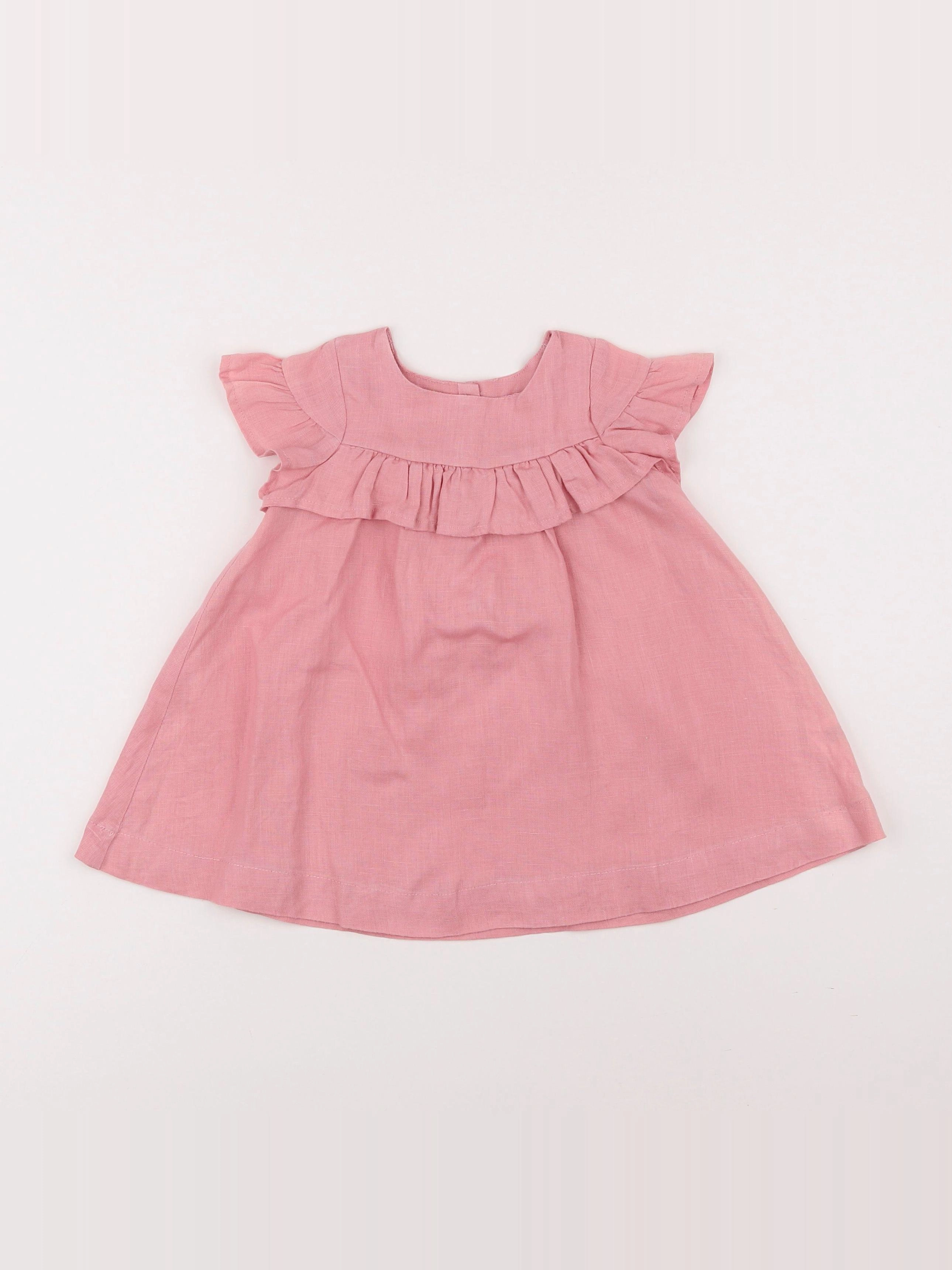 Boutchou - robe rose - 9 mois