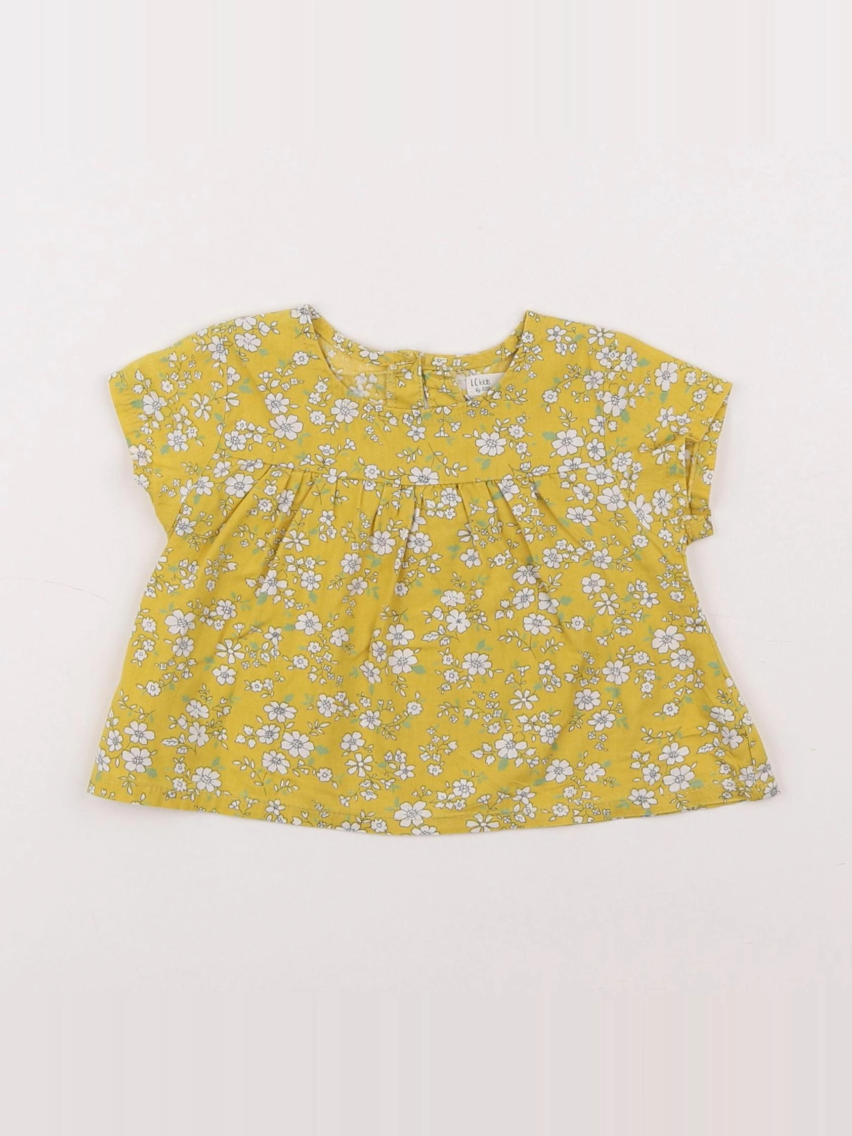 Little Cigogne - blouse jaune - 6 mois