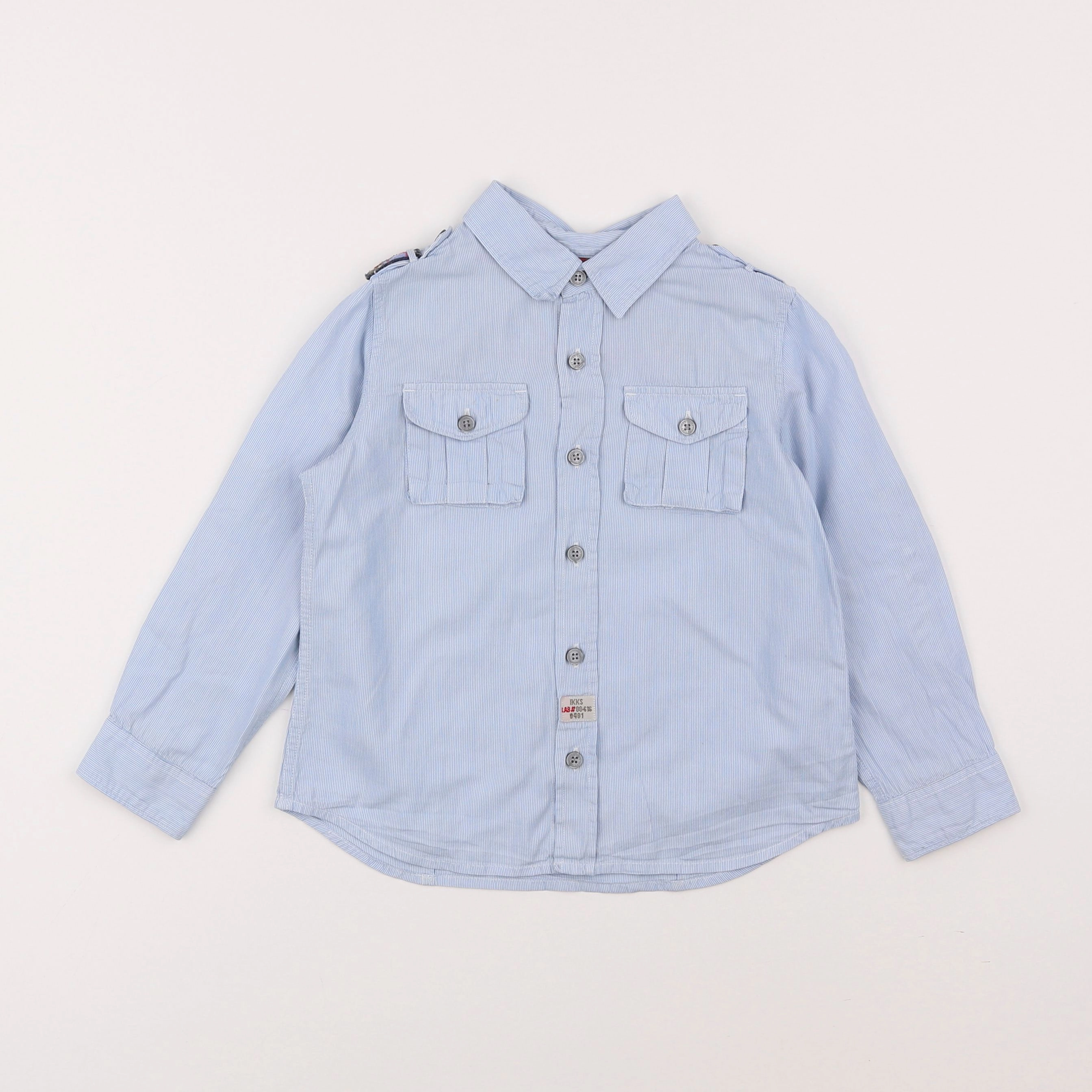 IKKS - chemise bleu - 4 ans