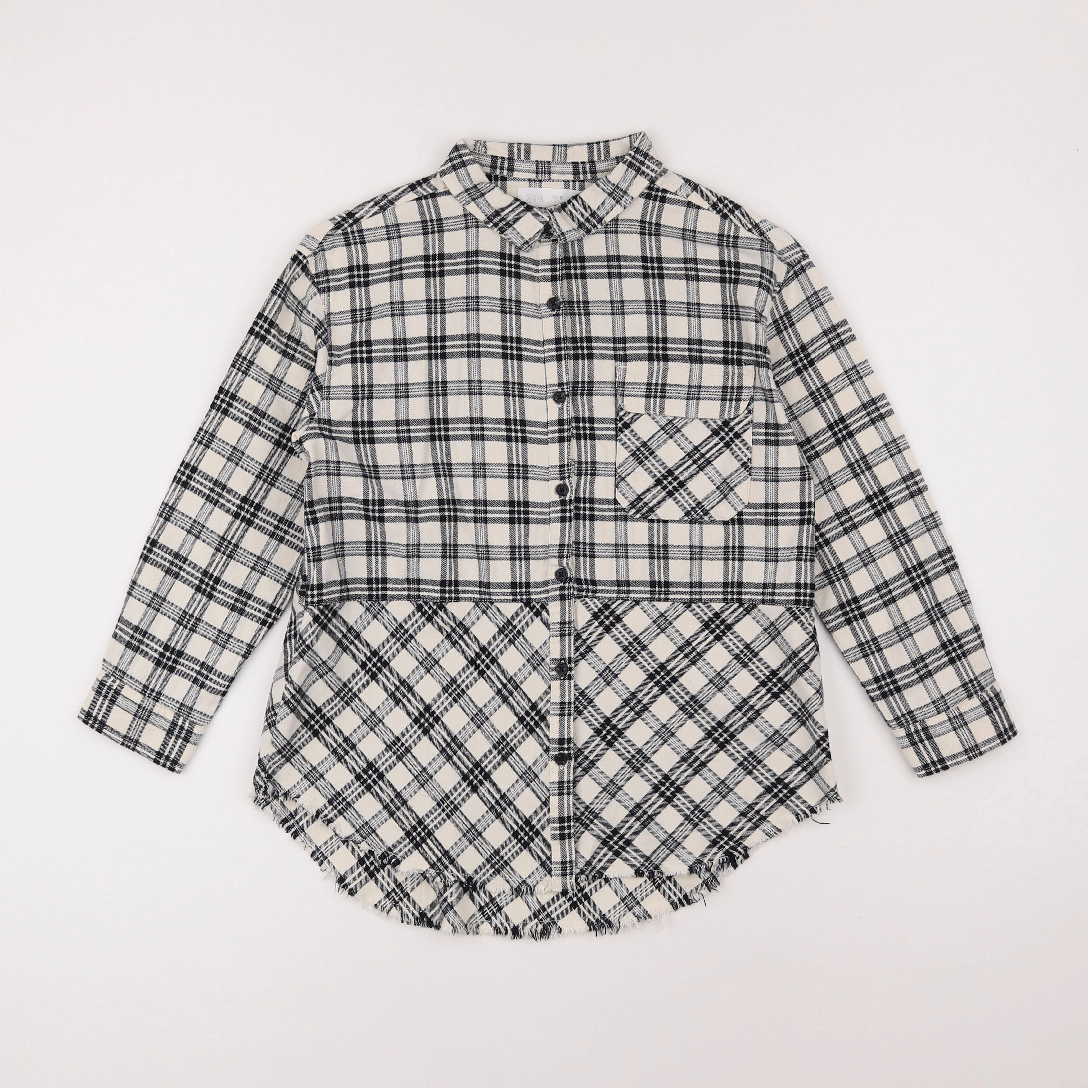 Zara - chemise blanc, noir - 9 ans
