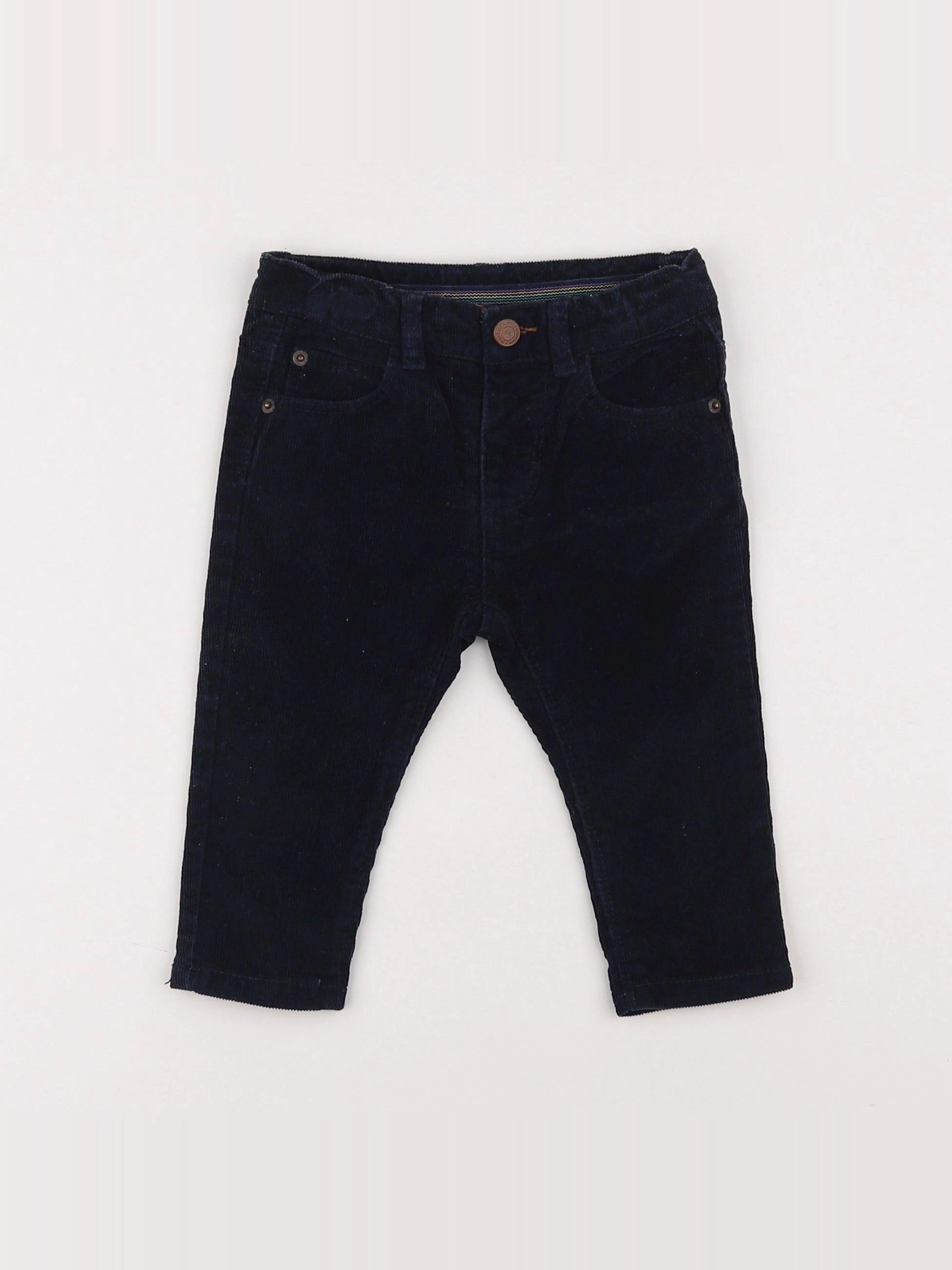 Zara - pantalon bleu - 6/9 mois