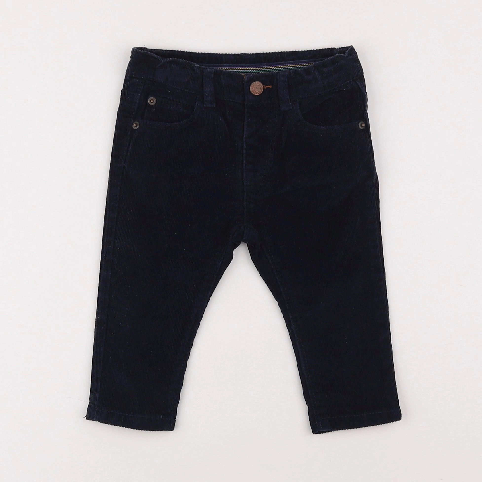 Zara - pantalon bleu - 6/9 mois