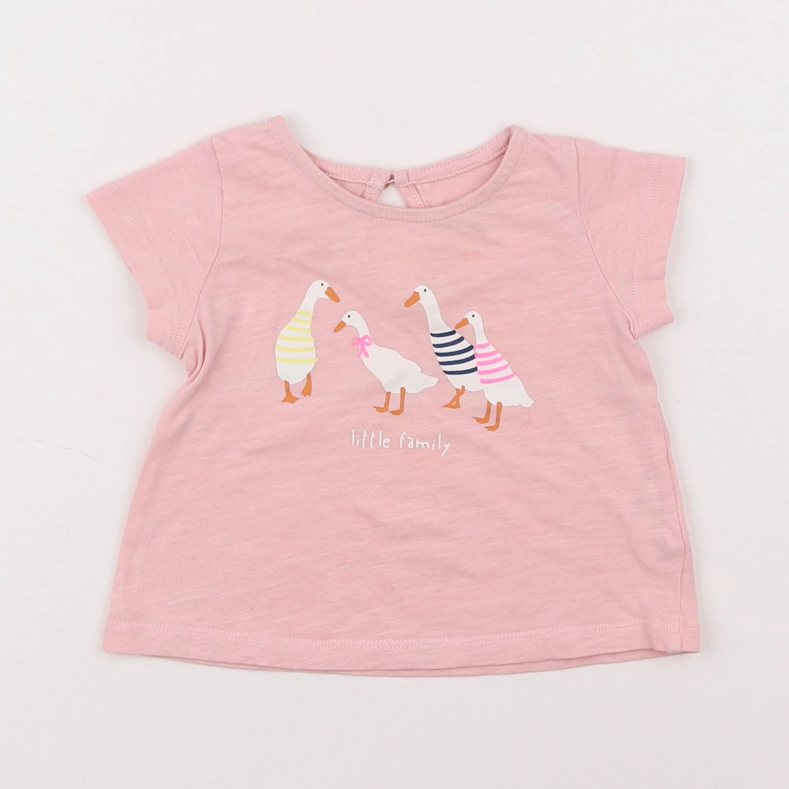 Boutchou - tee-shirt rose - 6 mois