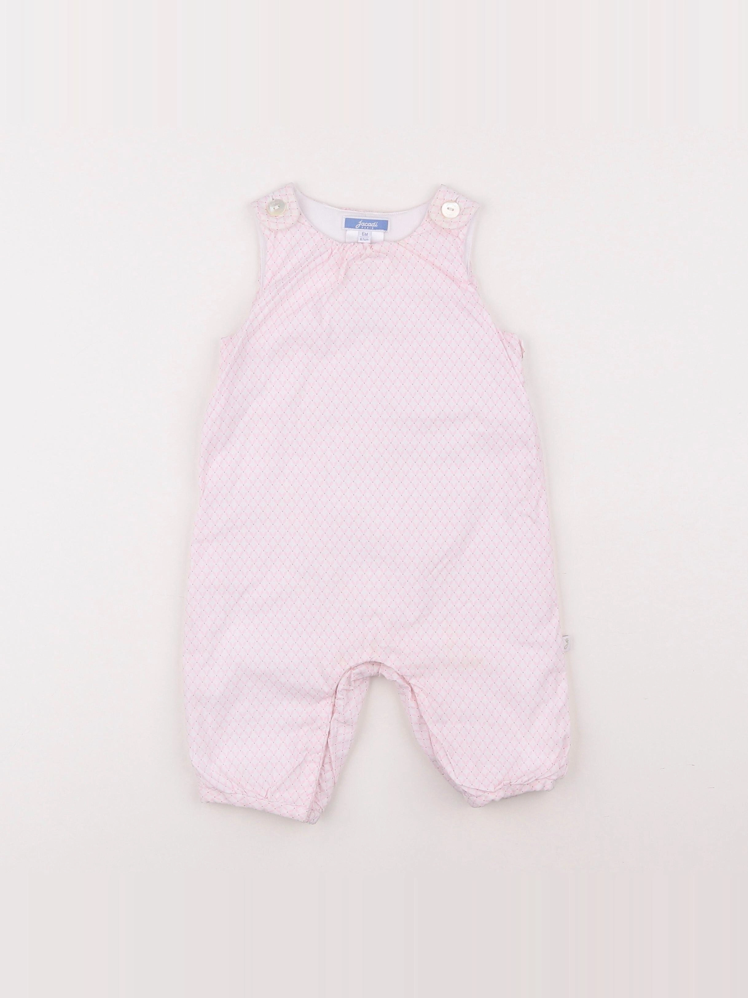 Jacadi - combinaison rose - 6 mois