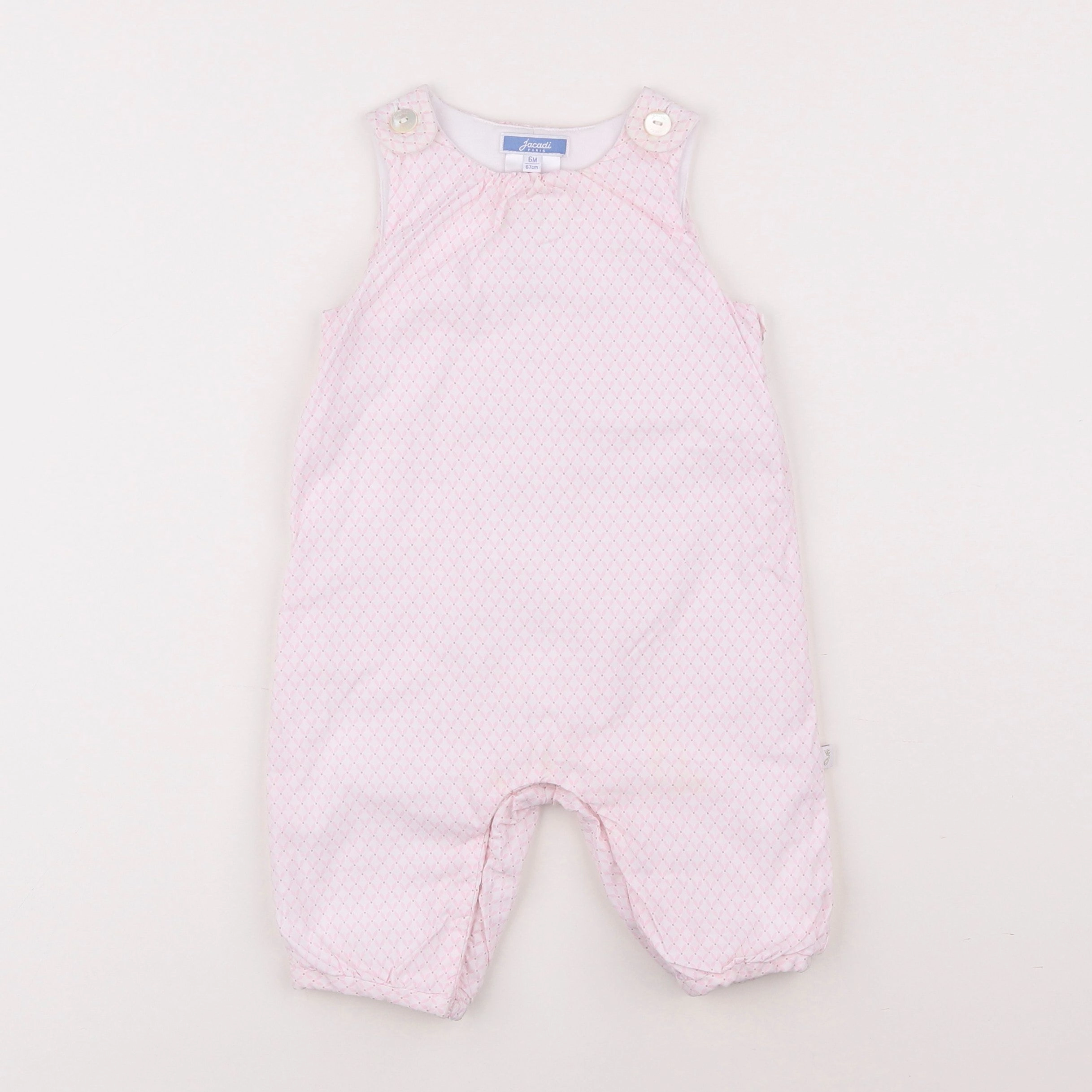 Jacadi - combinaison rose - 6 mois