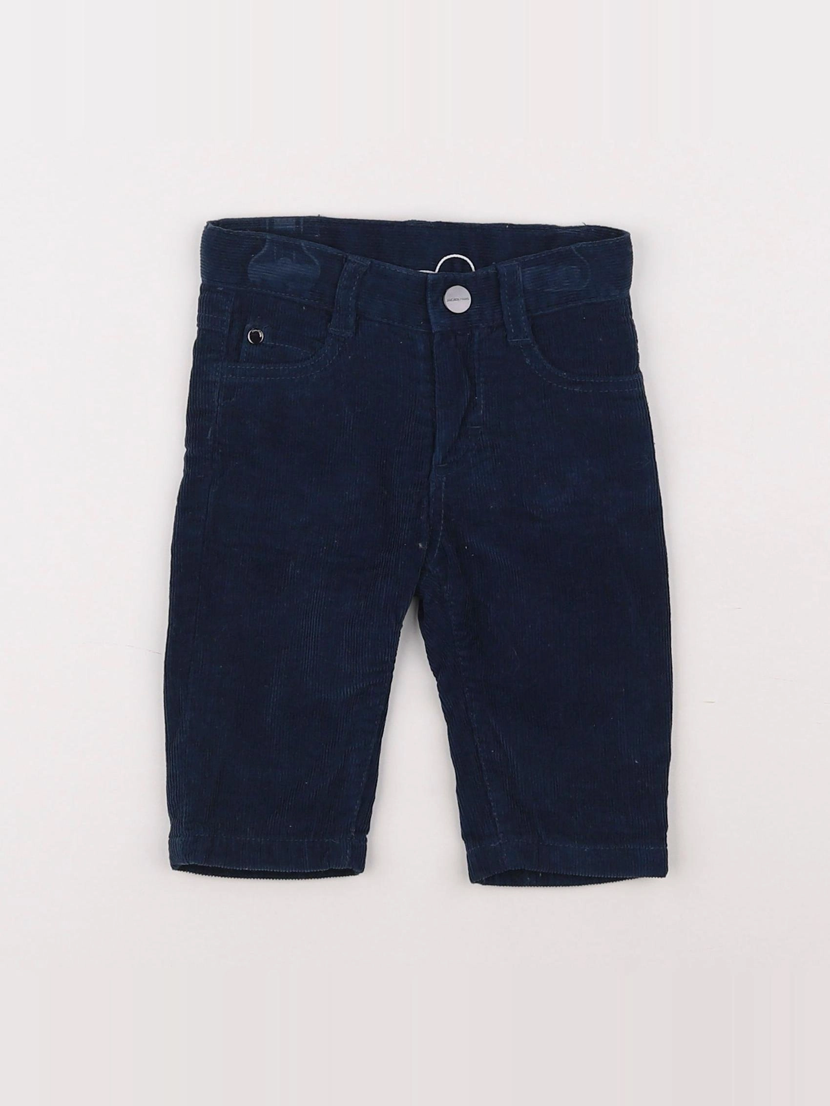 Jacadi - pantalon bleu - 6 mois