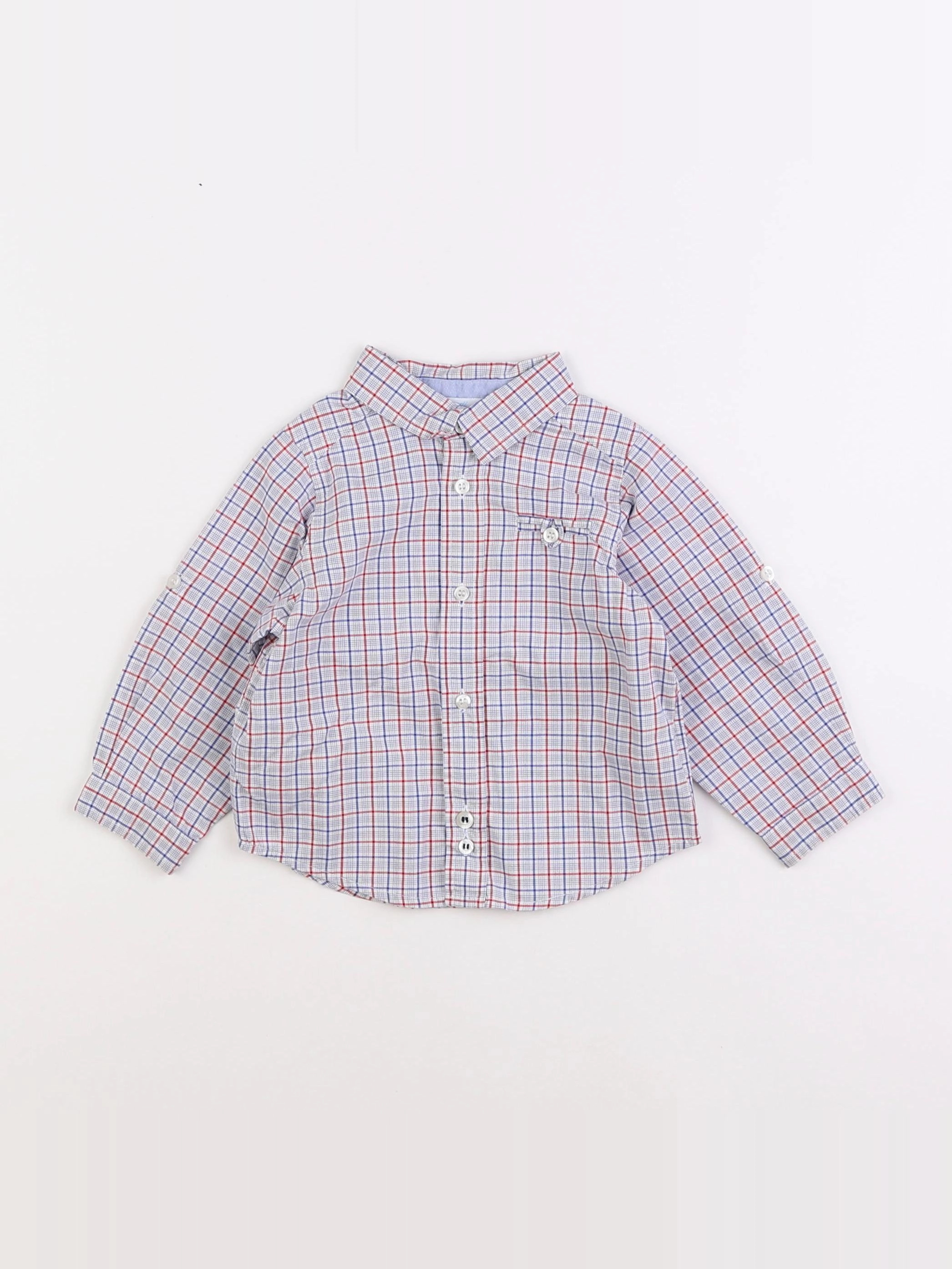 Jacadi - chemise multicolore - 12 mois