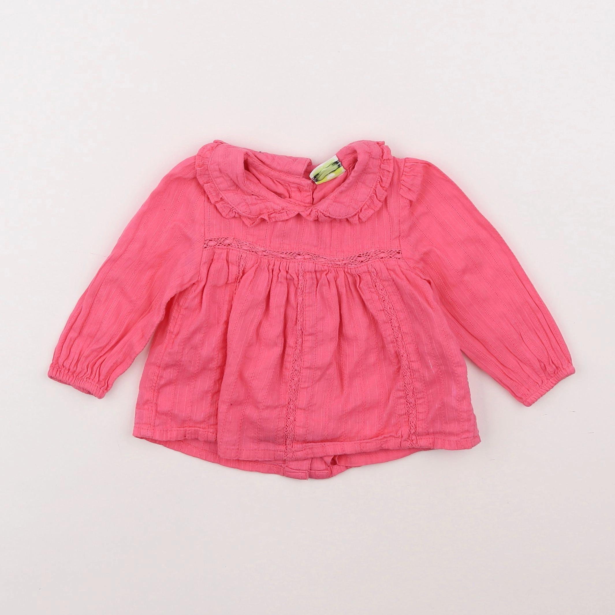 Tape à l'oeil - blouse rose - 6 mois