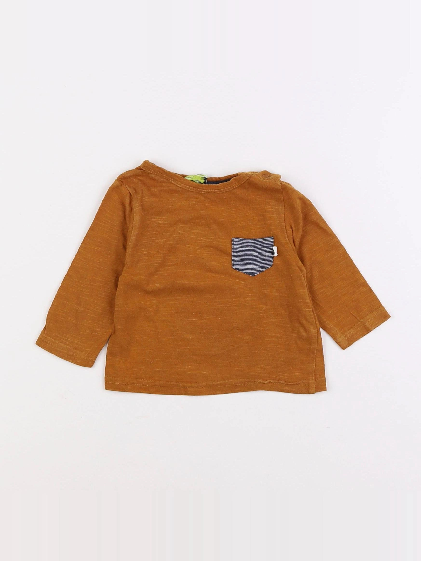 Tape à l'oeil - tee-shirt marron - 3 mois