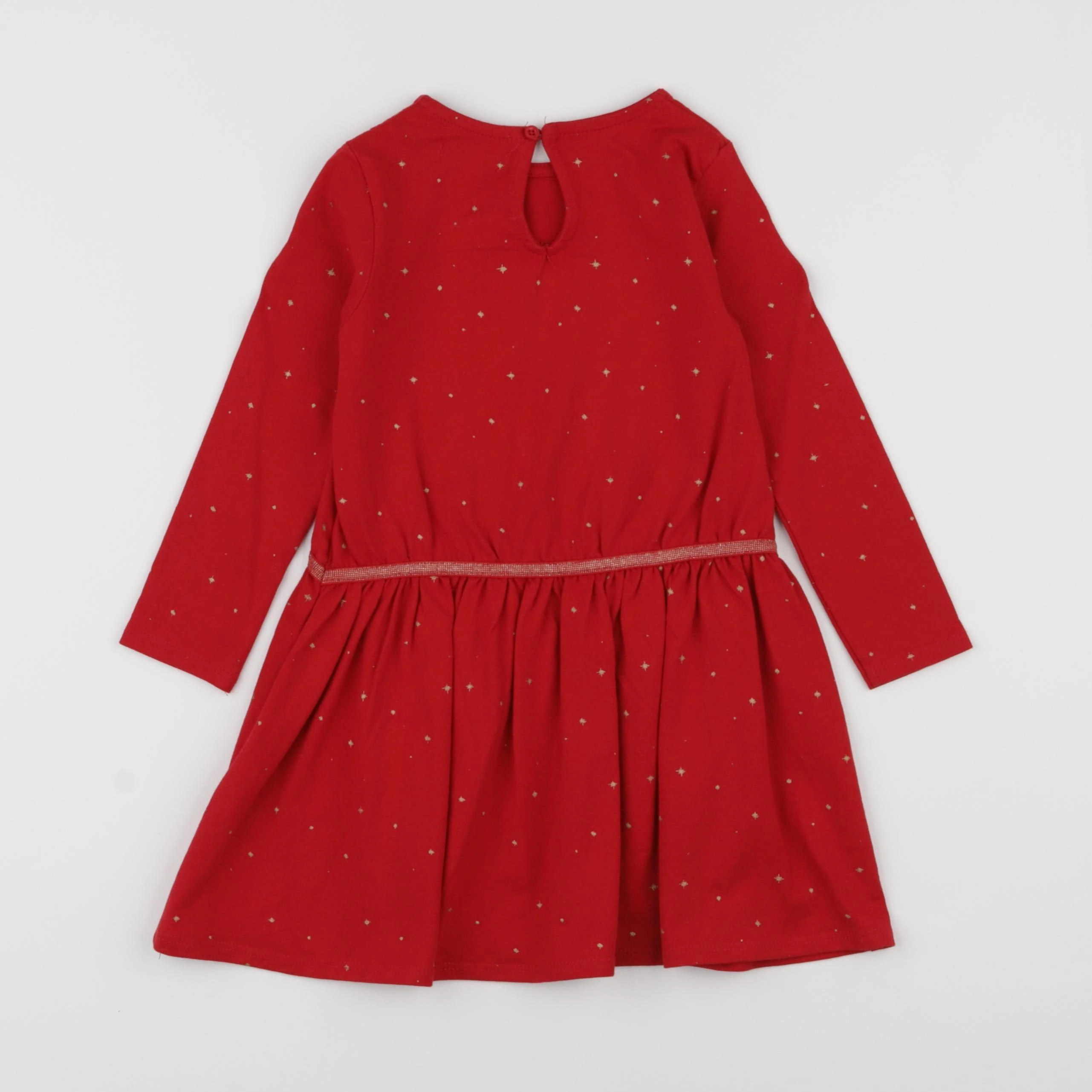 Vertbaudet - robe rouge - 3 ans